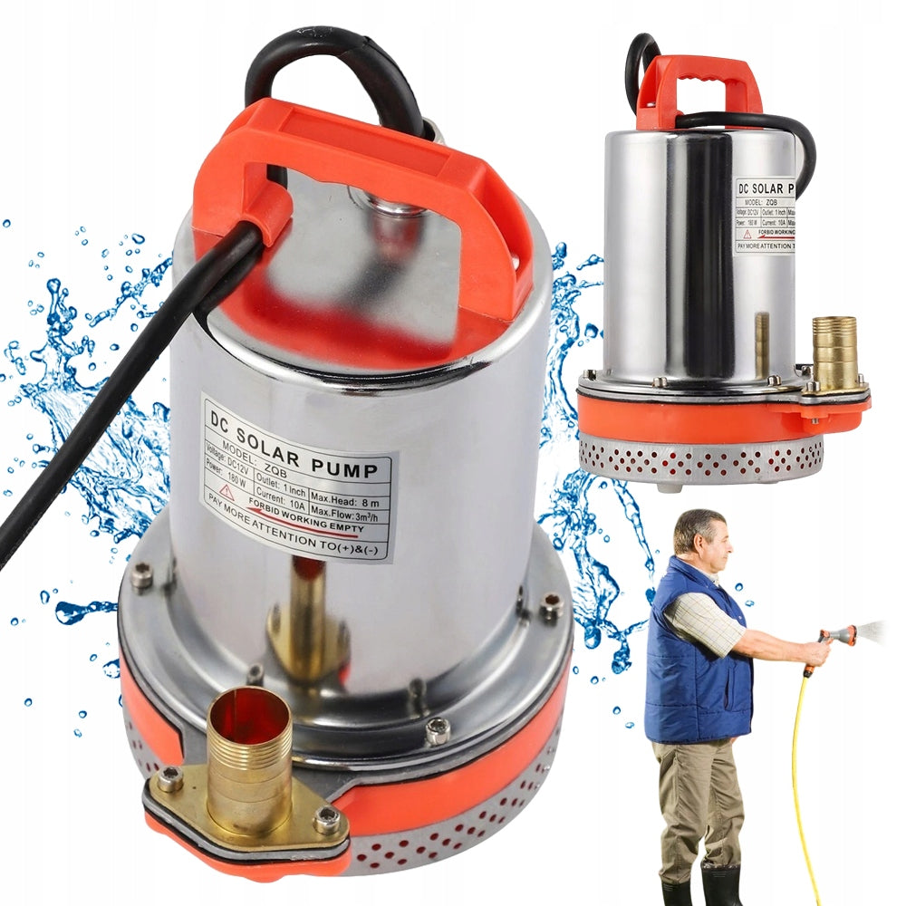 12V DC 3000 L/H SILENT SUBMERSIBLE PUMP HIGH EFFICIENCY AND HIGH FLOW RATE