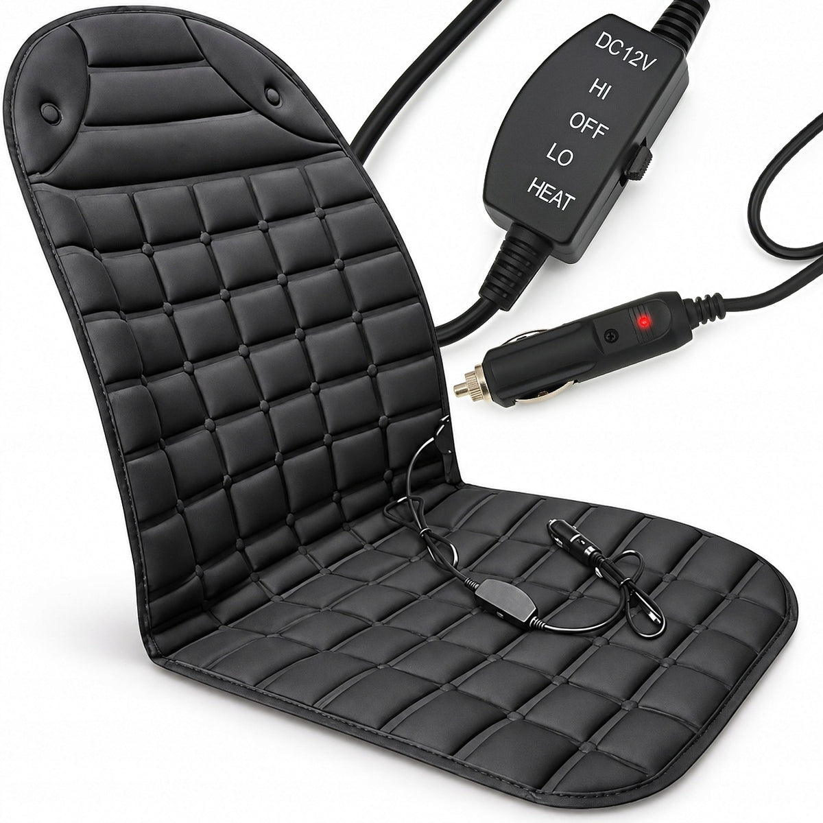 12V HEATING MAT FOR CAR SEAT HEATED SEAT 42W THERMOSTAT