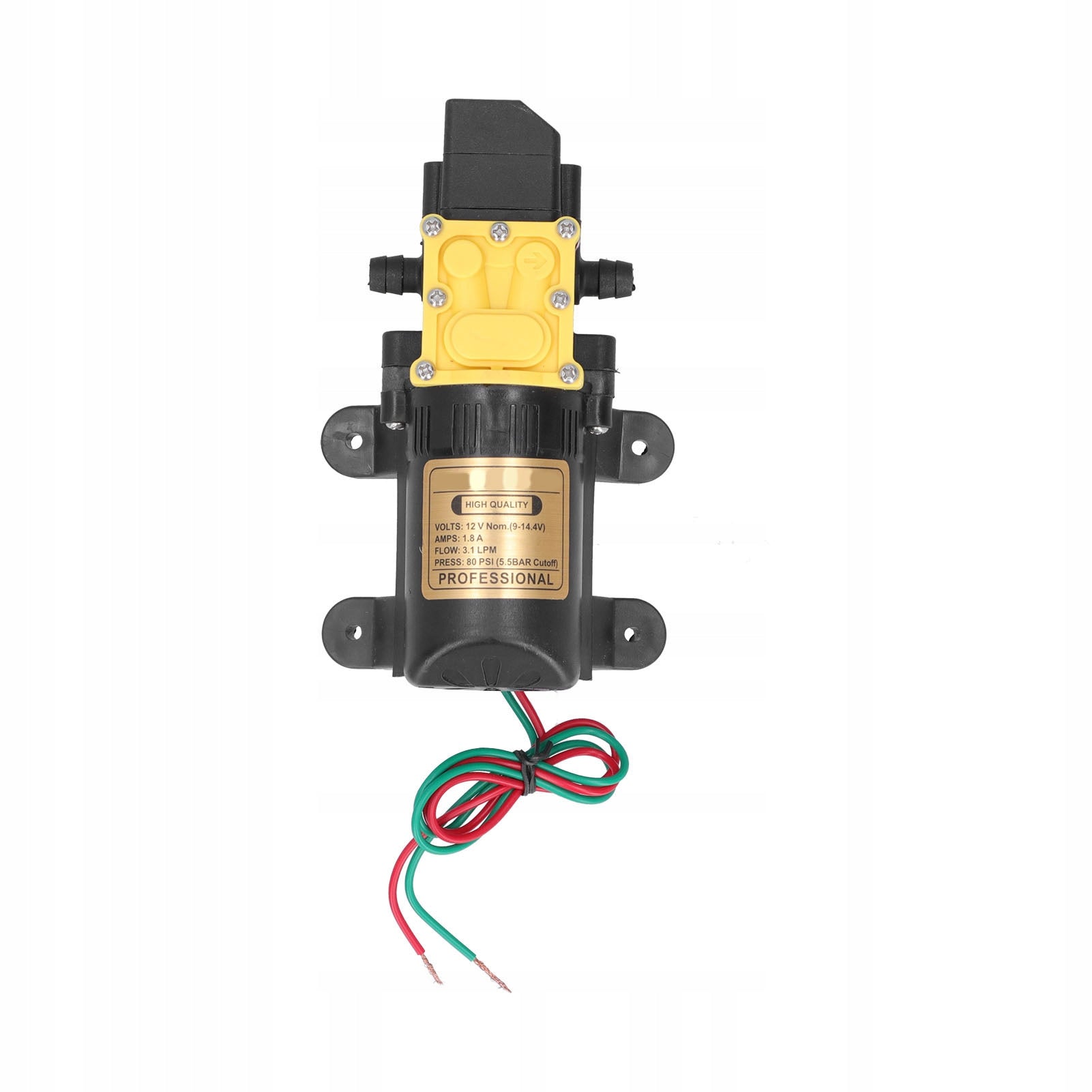 12V HIGH PRESSURE ELECTRIC WATER PUMP Pump capacity l/h Ponad 5000 l/h