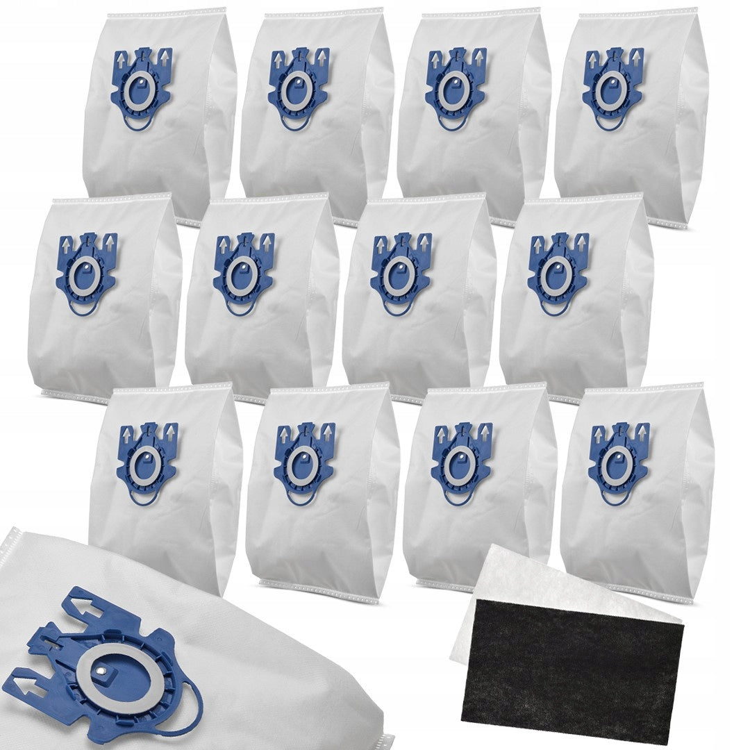 12pcs BAGS for Miele 3D Complete C3, C2, Classic C1, S2, S5, S8 vacuum cleaner