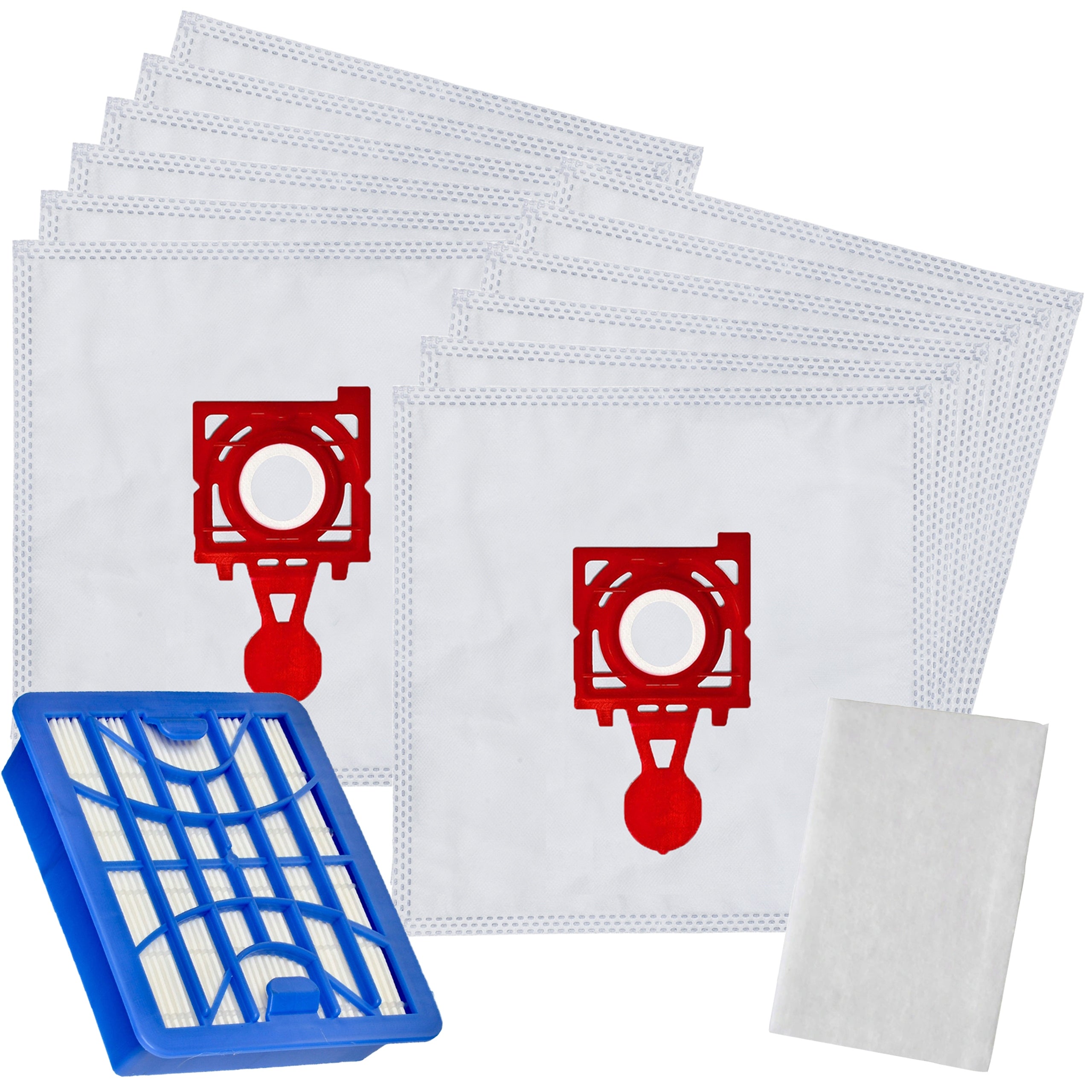 12x Bags for ZELMER Jupiter ZVC425HT ZVC427HT 2100w 4000.0 HT + HEPA Filter