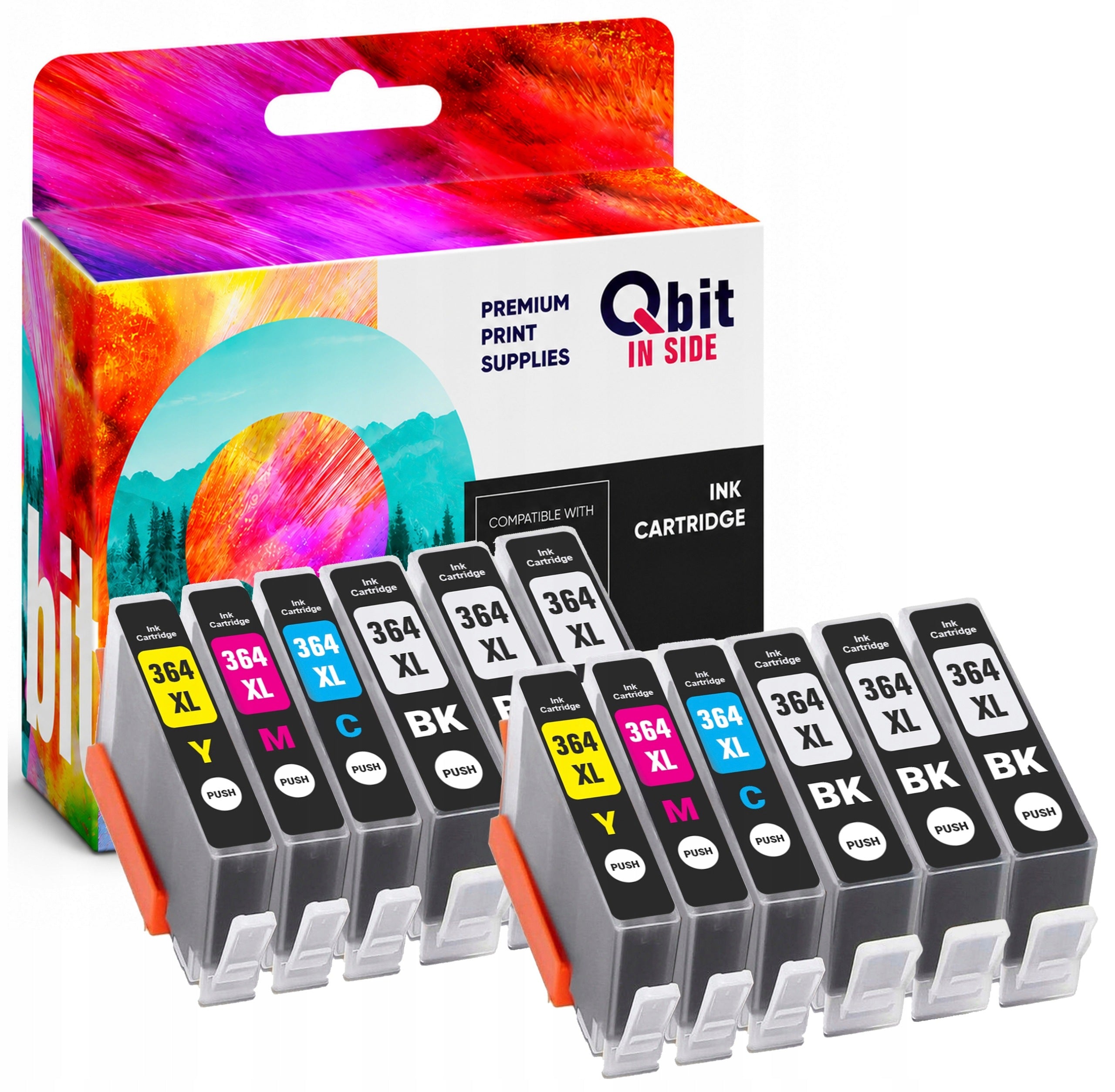 12x INK 364 XL FOR HP PHOTOSMART 5520 5524 5510 DESKJET 3520 3070A PRINTER