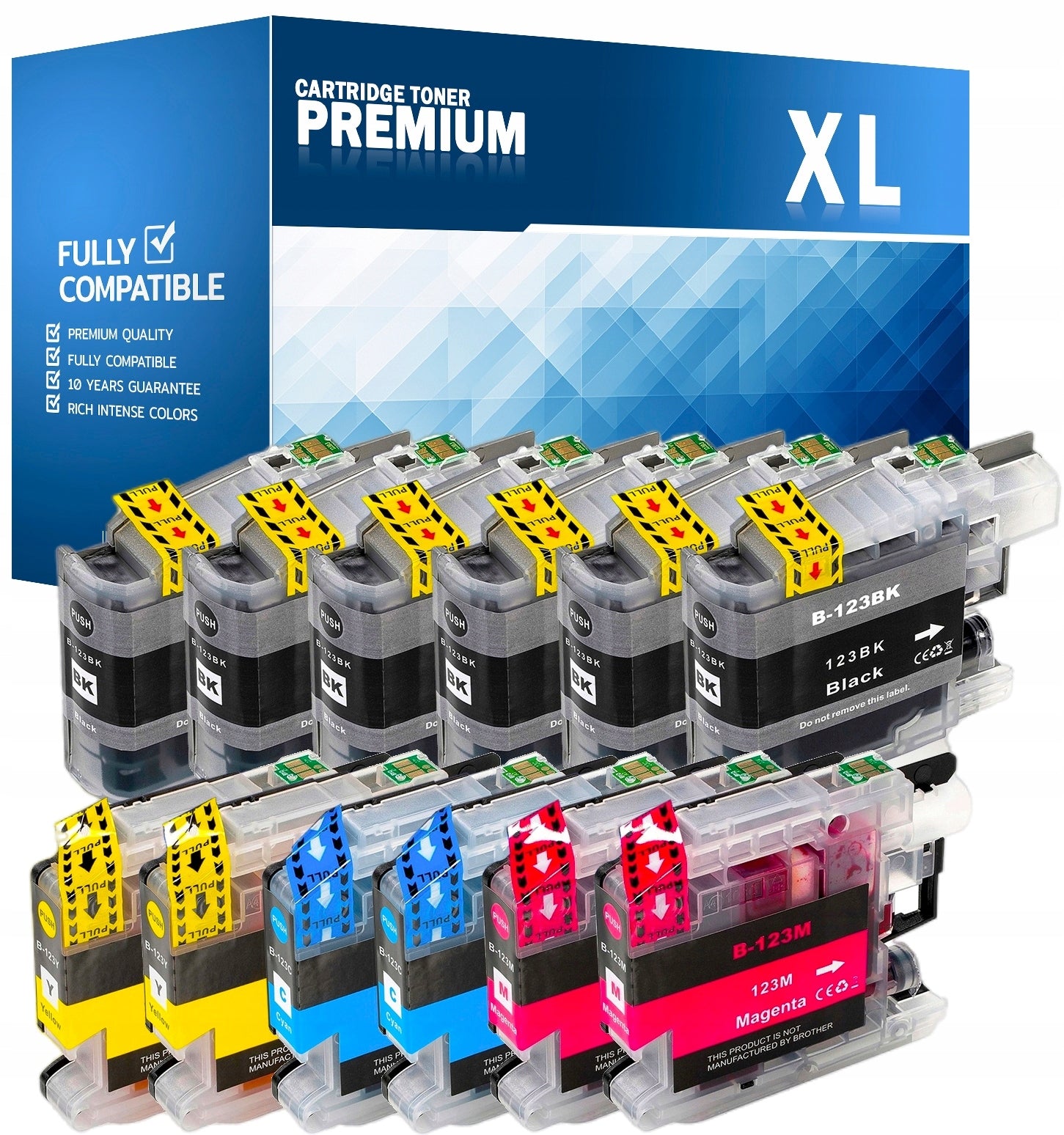 12x INK FOR BROTHER DCP-J132W DCP-J152W DCP-J552DW DCP-J4110DW MFC-J6520DW