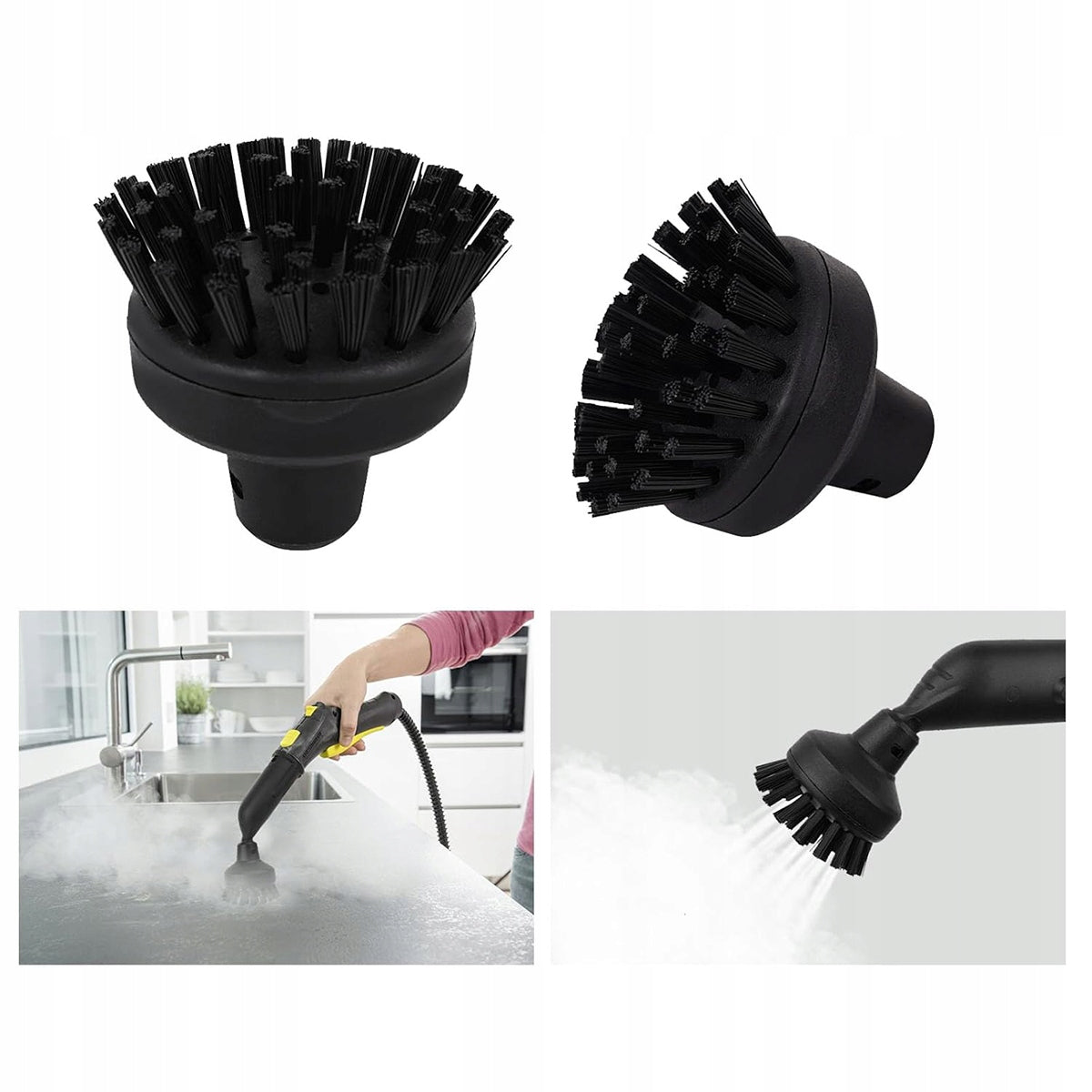12x KARCHER SC 1 2 3 4 5 STEAMER ACCESSORIES cloths + brushes +Nozzle Brand no brand
