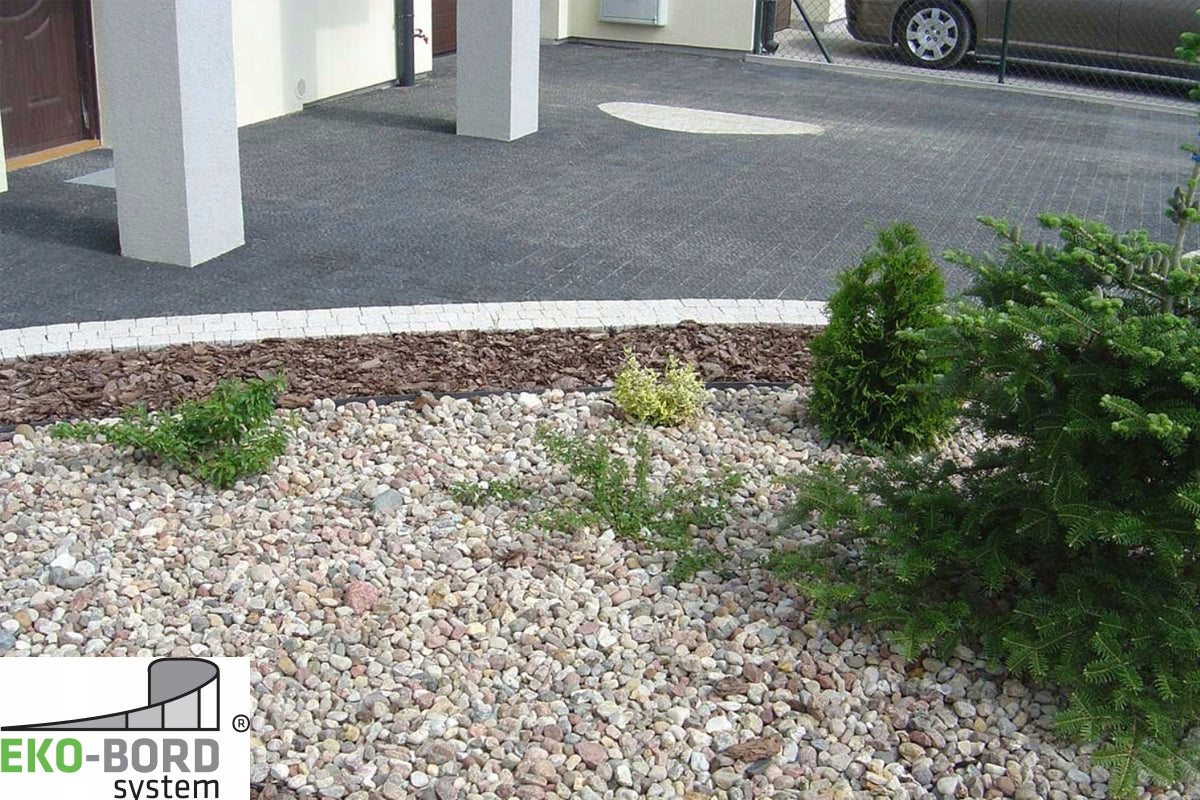 12x Lawn Garden edging 45mm Garden Curb 1m For Garden +Anchors Product height 0.45 cm