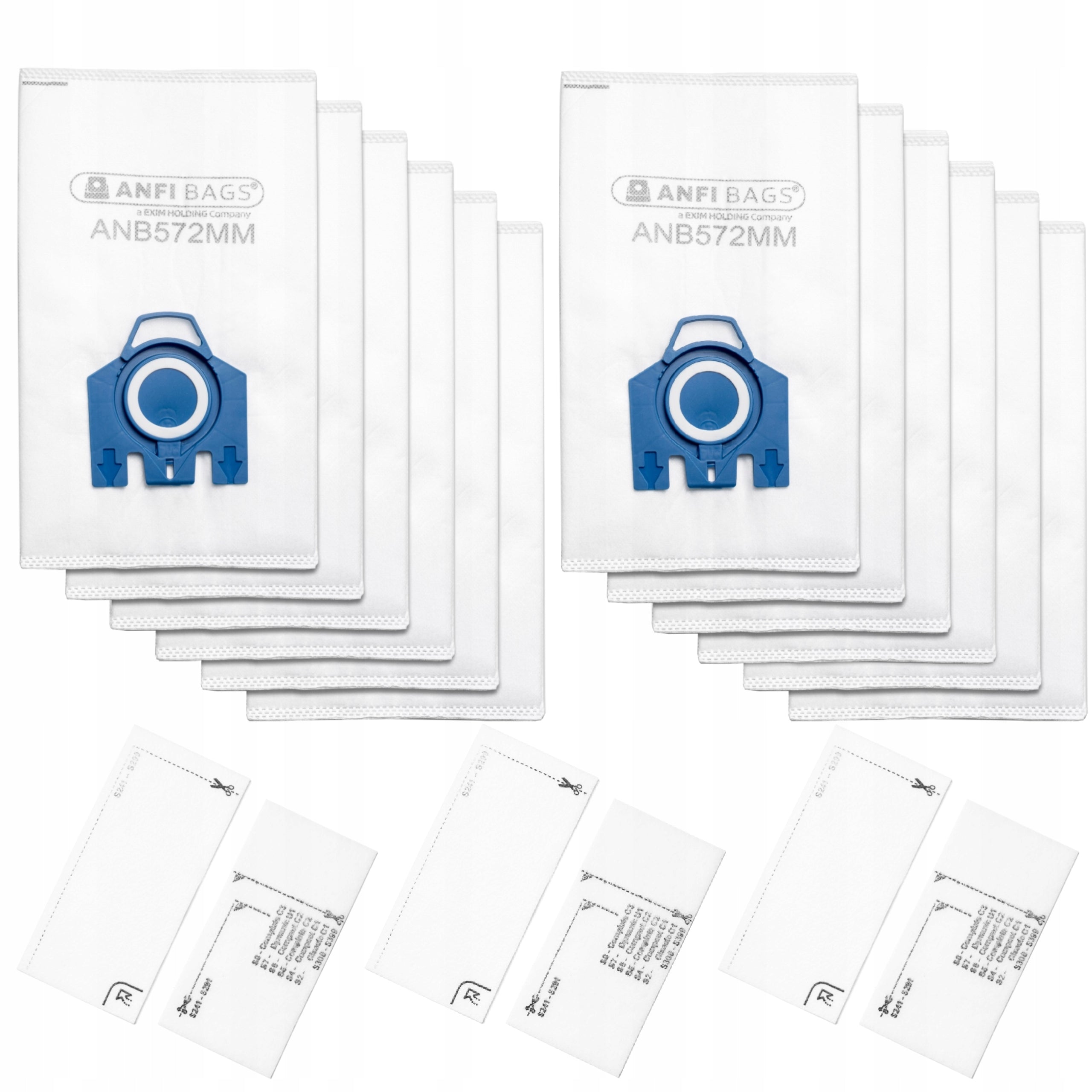 12x Miele 3D Complete C2 C3 Classic C1 Vacuum Cleaner Bags + Filters
