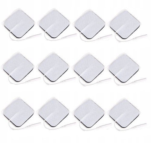 12x gel electrodes 5x5cm pin 2 mm TENS EMS SANIT