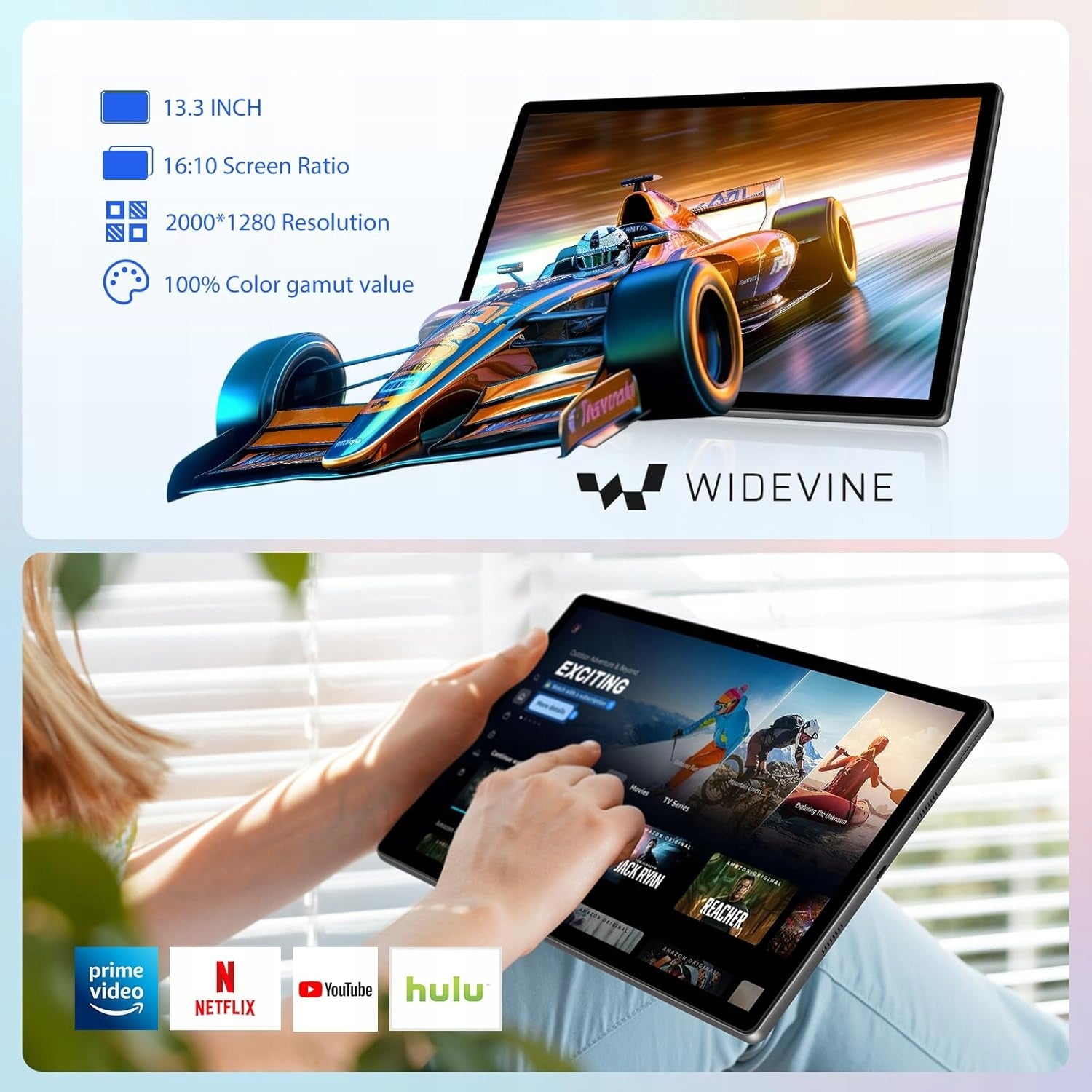 13.3" Tablet, Octa-Core, 36GB RAM + 256GB Storage, Android 14, 5GHz WiFi, 2000x1200 Resolution, 11580 mAh Battery Brand no brand