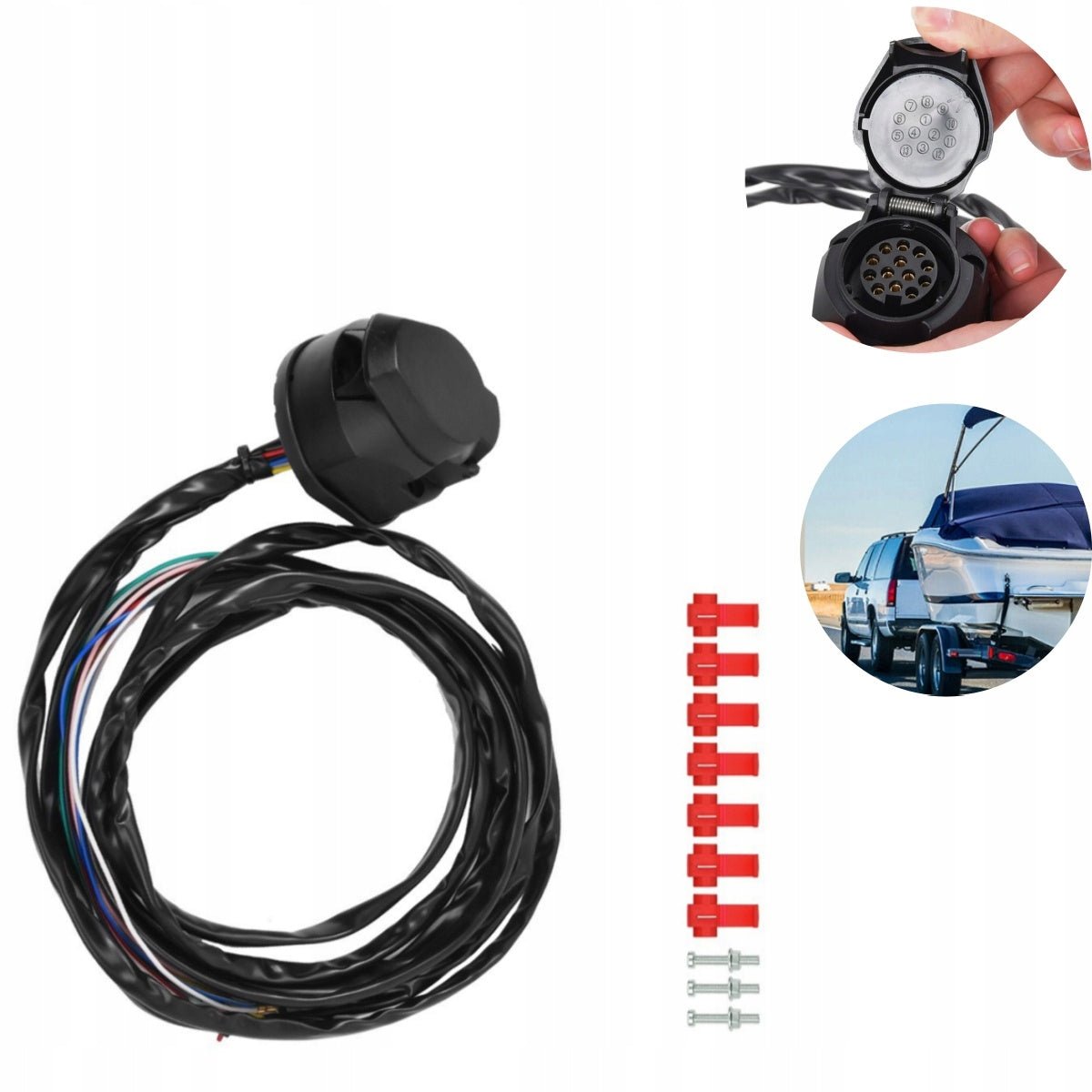 13-PIN UNITRAILER TL0074 socket for trailer