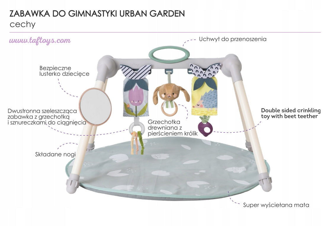 13075 URBAN GARDEN GYMNASTICS TOY Kid's age 0＋