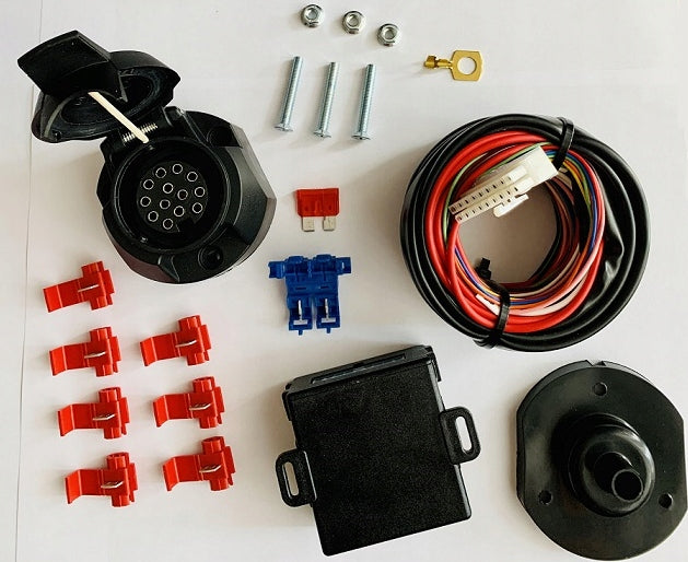 13PIN TOW HOOK HARNESS + UNIVERSAL PARKING SENSOR MODULE
