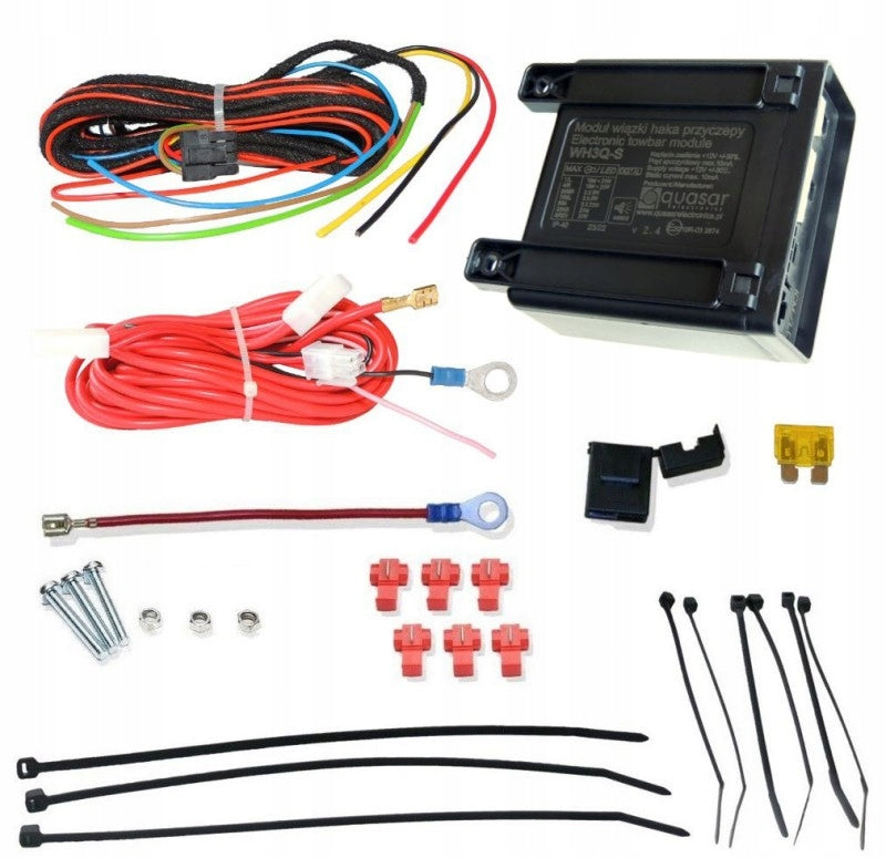 13PIN towbar wiring harness with QUASAR FULL WH3Q-S-G13 module Packaging status original