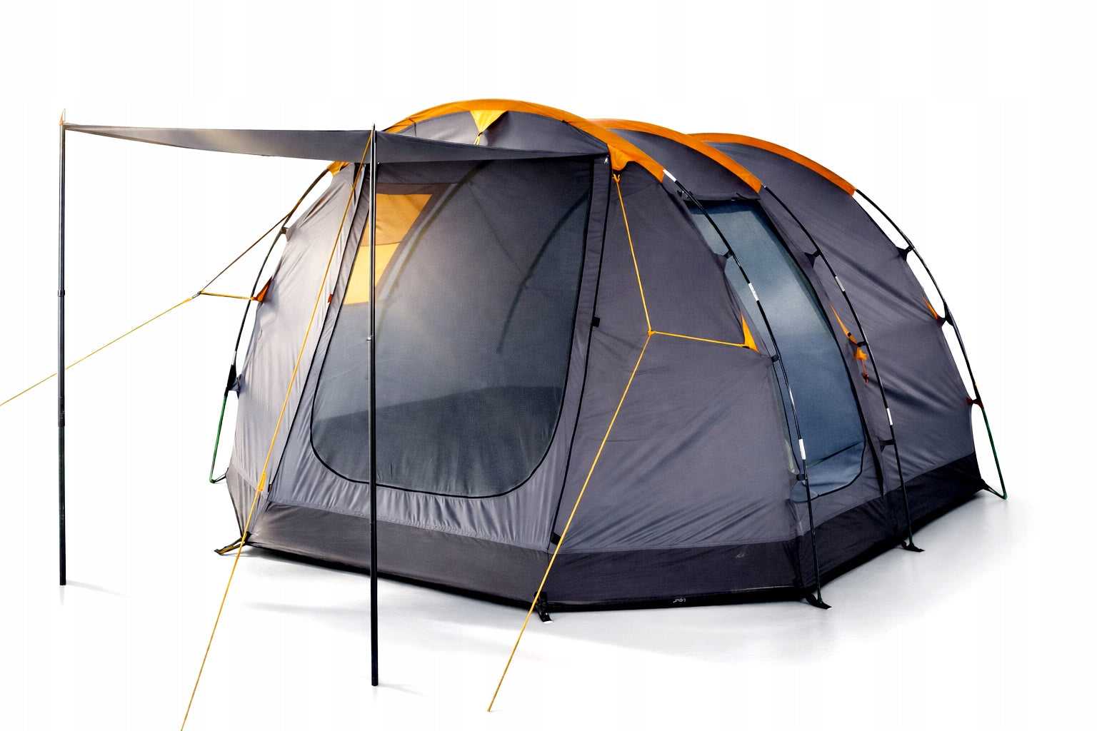 13m² Tent PANAMA XXL 5 persons 5000mm Integrated floor Black cabins