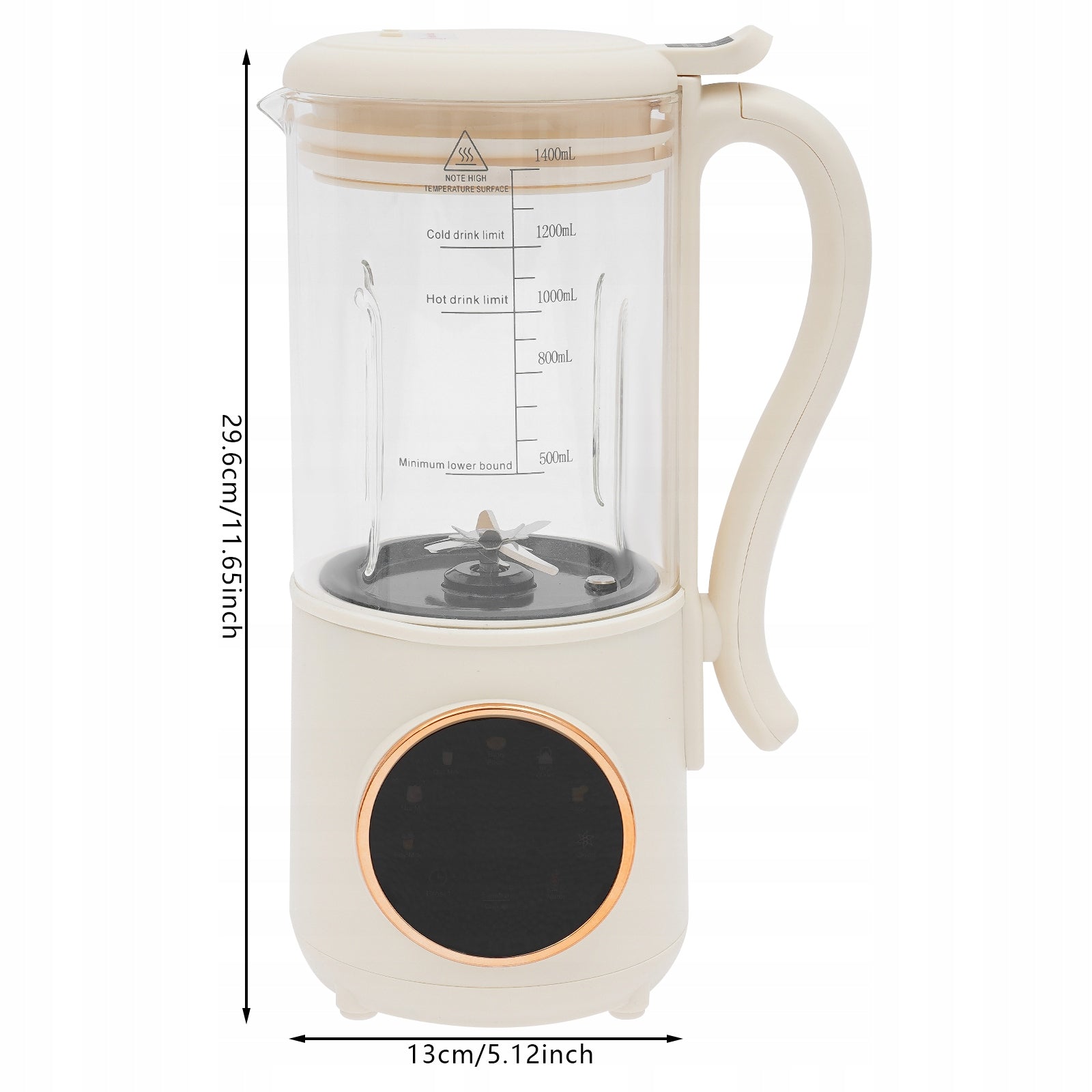 1400 ml Juicer with 16 Blades Nut Milk Maker Machine Packaging status original
