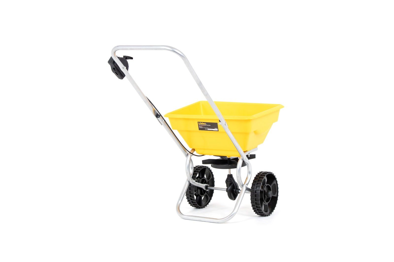 14L SEED DRILL ON WHEELS FERTILIZER SPREADER SAND SALT GRASS SPREADER Power supply handheld