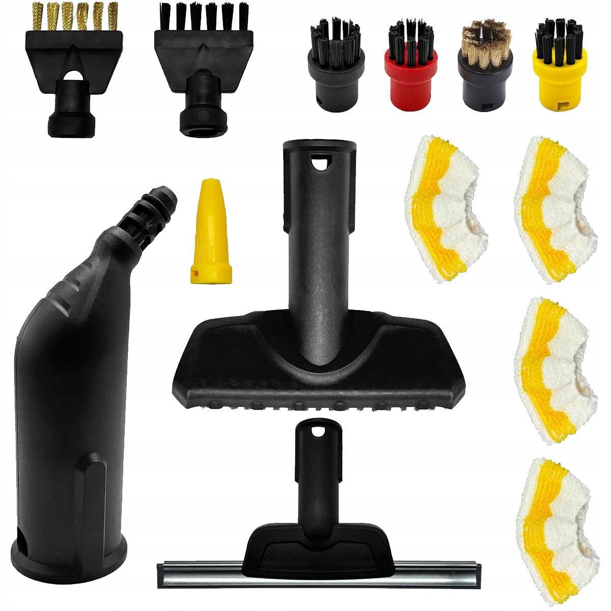 14PCS Round Brushes for KARCHER SC1-SC5 + RICH ACCESSORY SET Brand no brand
