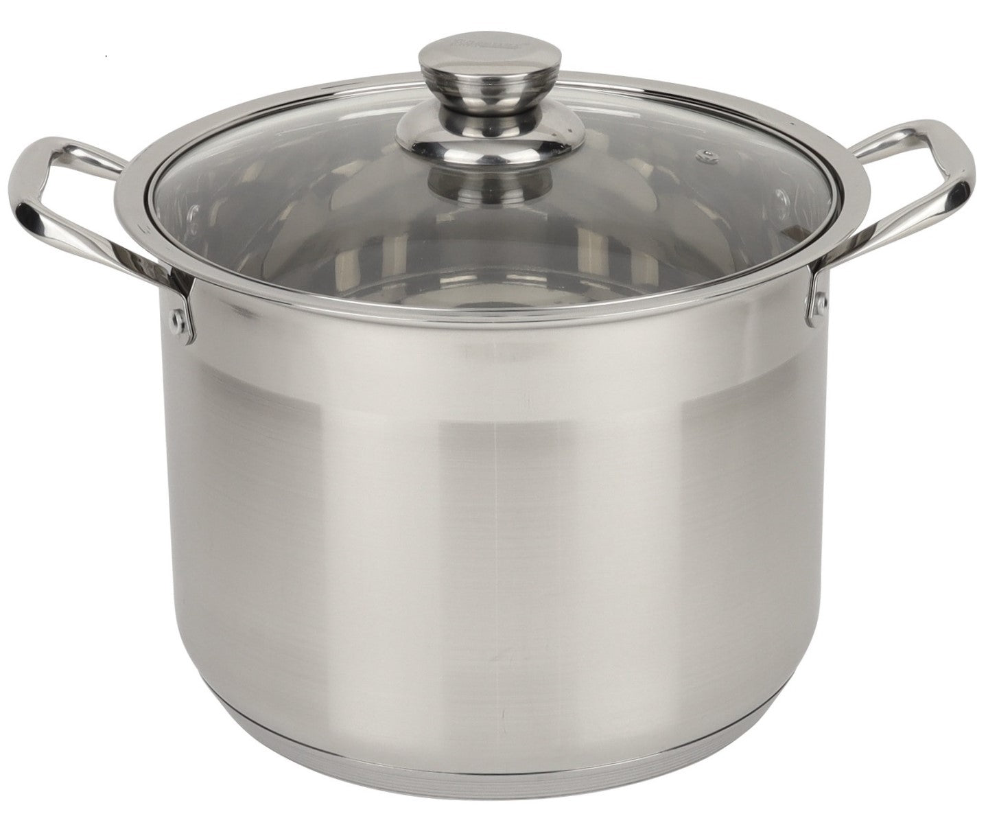 15 L High Stainless Steel Pot with Lid INDUCTION GAS
