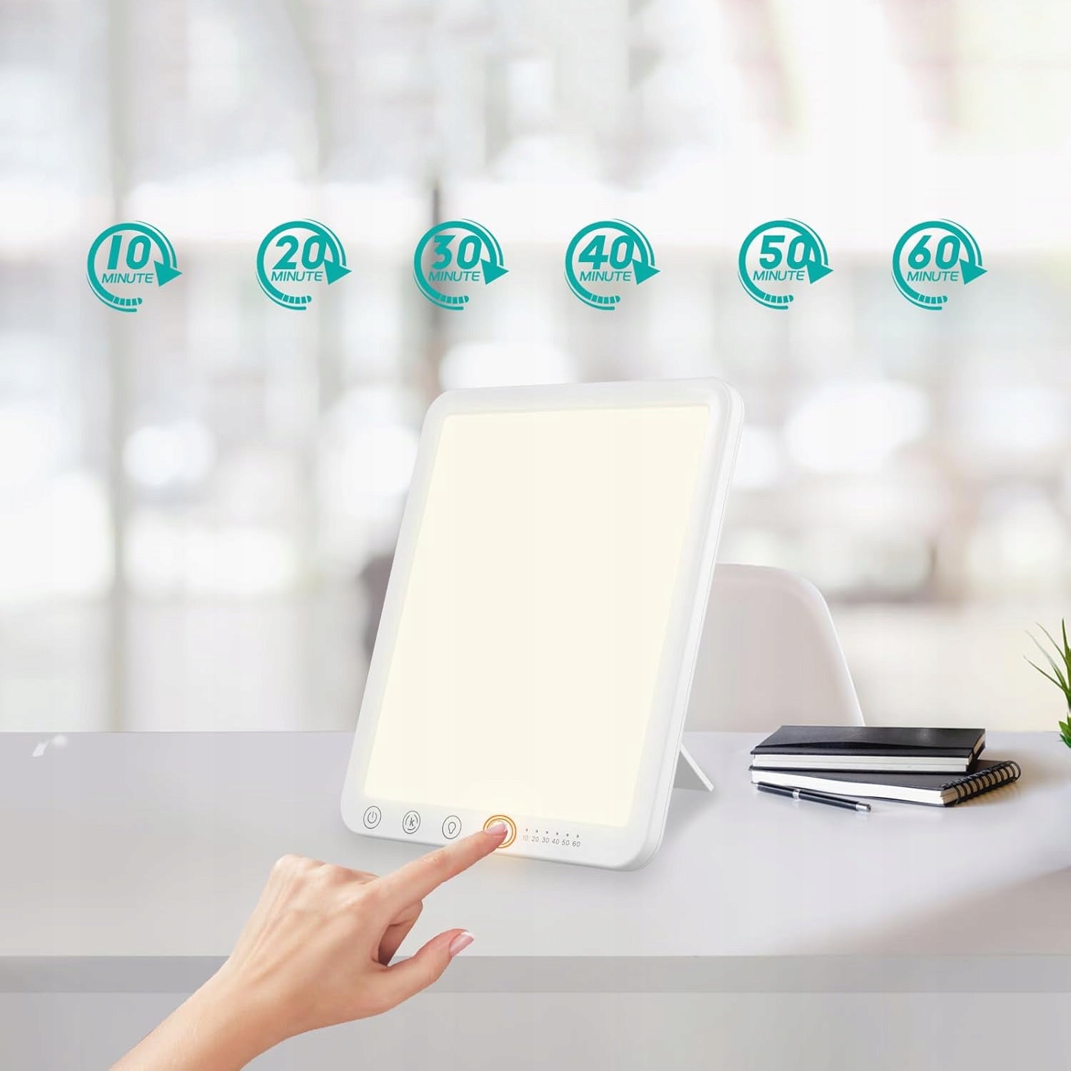 15000 LUX DAYLIGHT ANTIDEPRESSANT LAMP 3 COLOR TEMPERATURES Medical device no