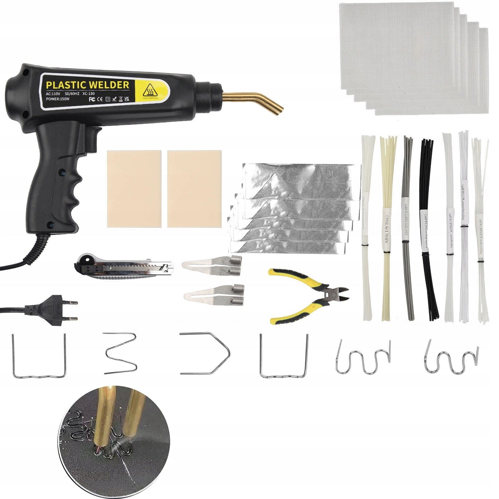 150W welding machine for repairing plastic components in cars
