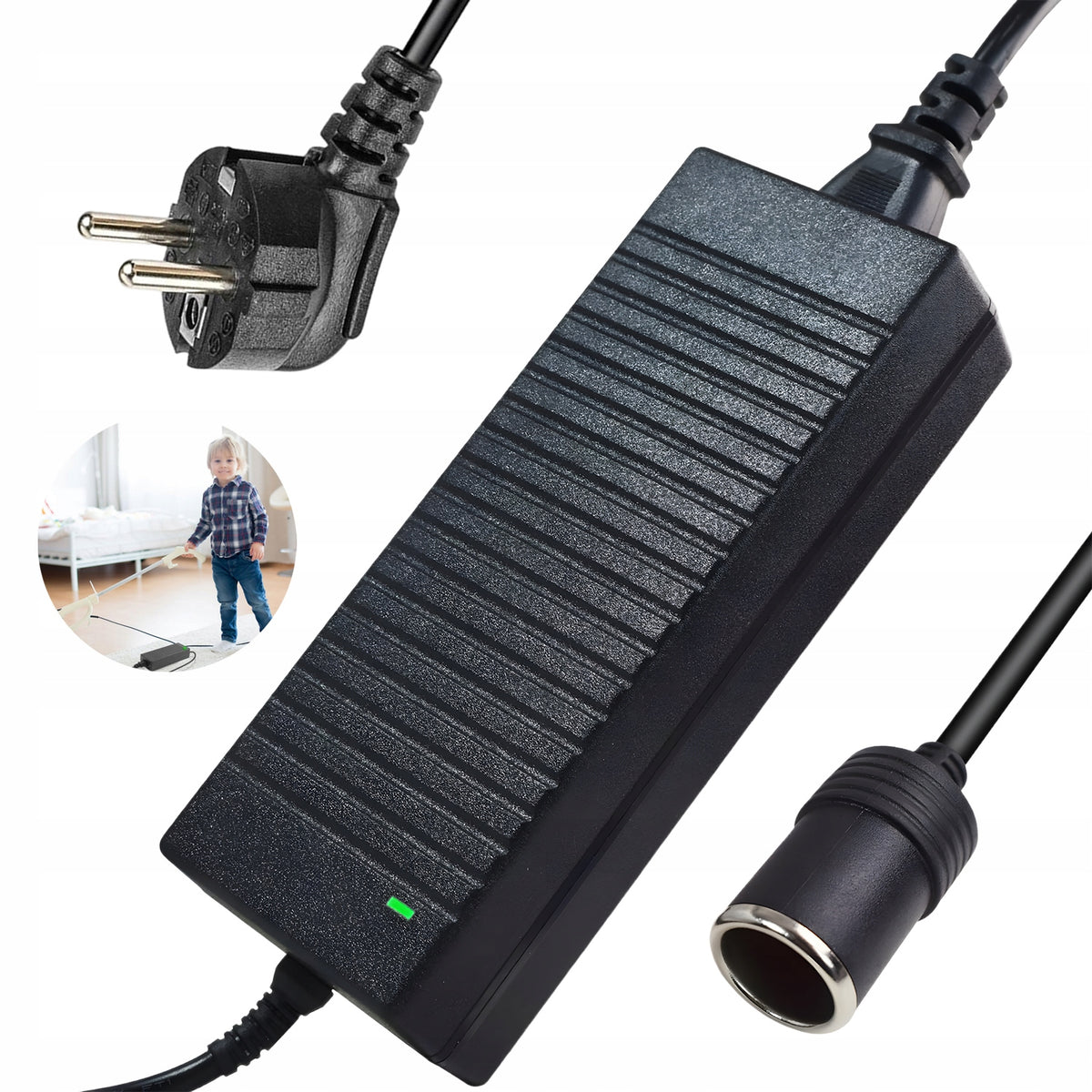 15A 180W Car Voltage Inverter, Network Adapter for Car