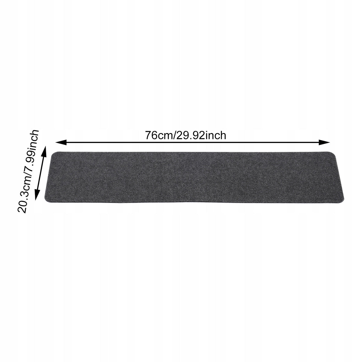 15PCS SELF-ADHESIVE STAIR CARPET STAIR TREAD MATS 20.3×76CM Packaging status original