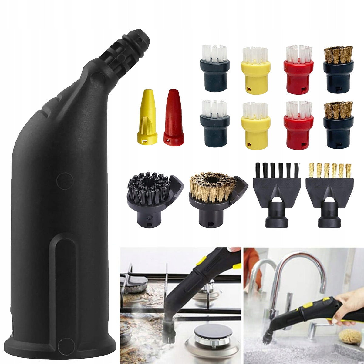 15pcs KARCHER SC1 SC2 SC3 SC4 SC5 STEAMER ACCESSORY SET