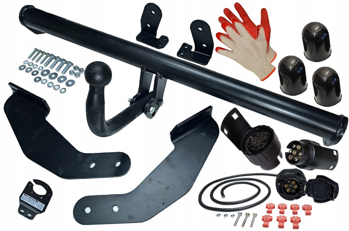 1650KG 75KG TOW BAR 7PIN 13P FOR PEUGEOT 3008 AND 1 2009TO2016 Harness included 7 PIN