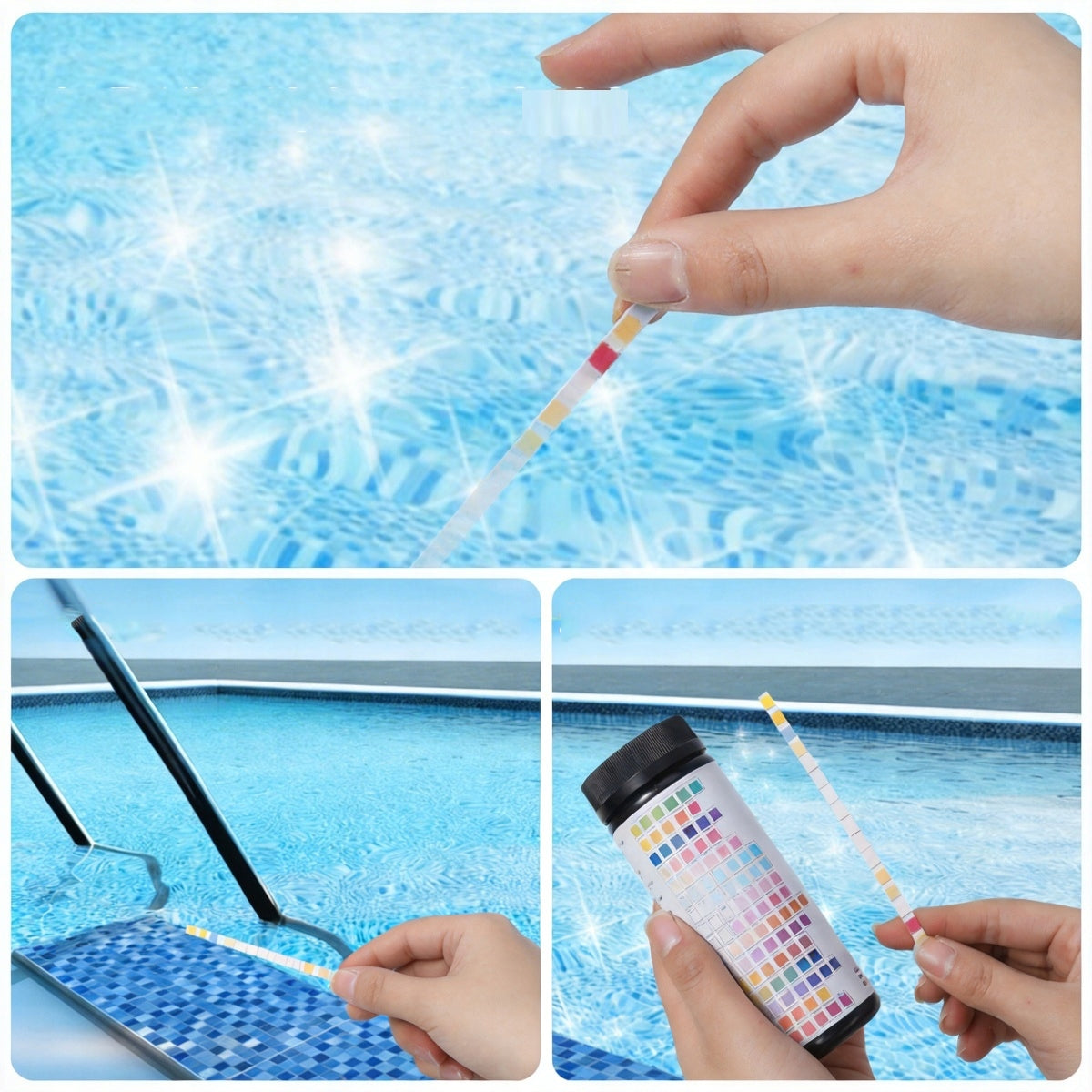16IN1 WATER TESTER SET OF 100 STRIPS WATER QUALITY AND HARDNESS TEST Manufacturer code 4059635554453