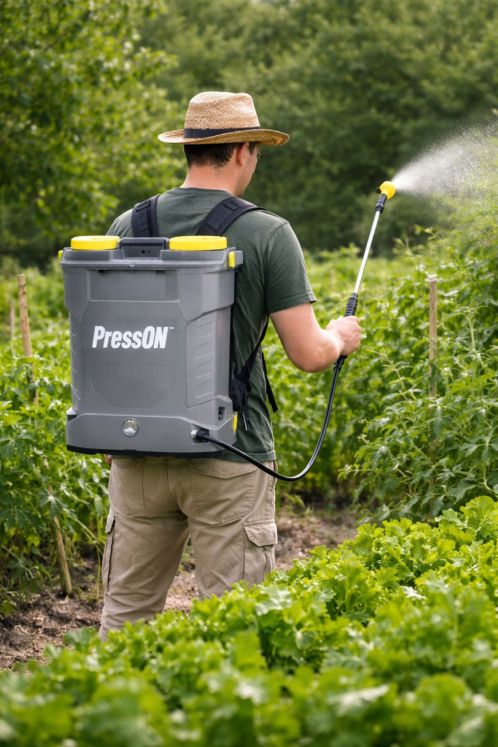 16L Cordless Garden Backpack Sprayer Electric Washer Power supply rechargeable battery