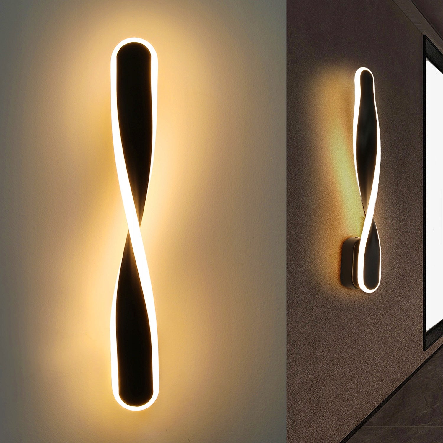 16W LED WALL LAMPS MODERN ALUMINUM WALL LIGHT SPIRAL WALL LAMP 45CM Manufacturer code H-HL03505 Iris