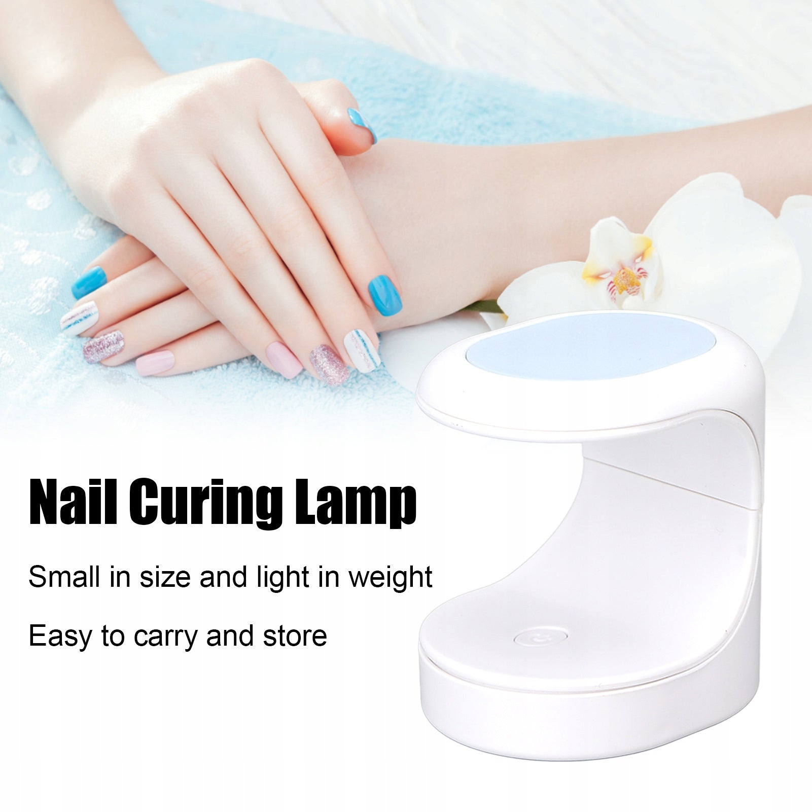 16w mini usb nail dryer small light therapy device Batteries included no