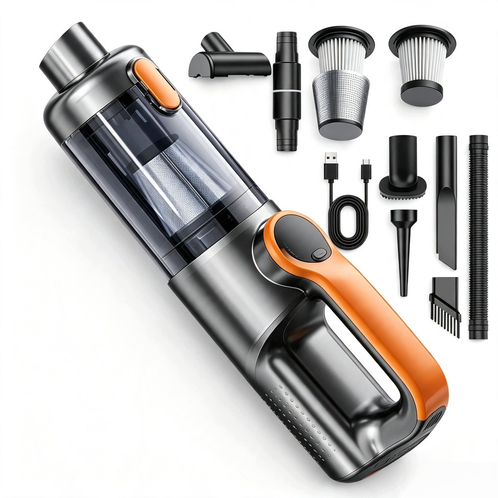 17000Pa Car Cordless Vacuum Cleaner for Couches and Air Conditioning