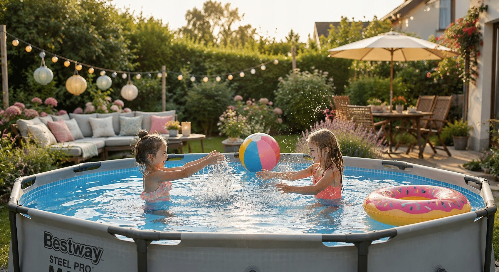 17in1 GARDEN RACK POOL WITH PUMP 305x76cm Bestway SET MODEL 2026 Manufacturer code 4789