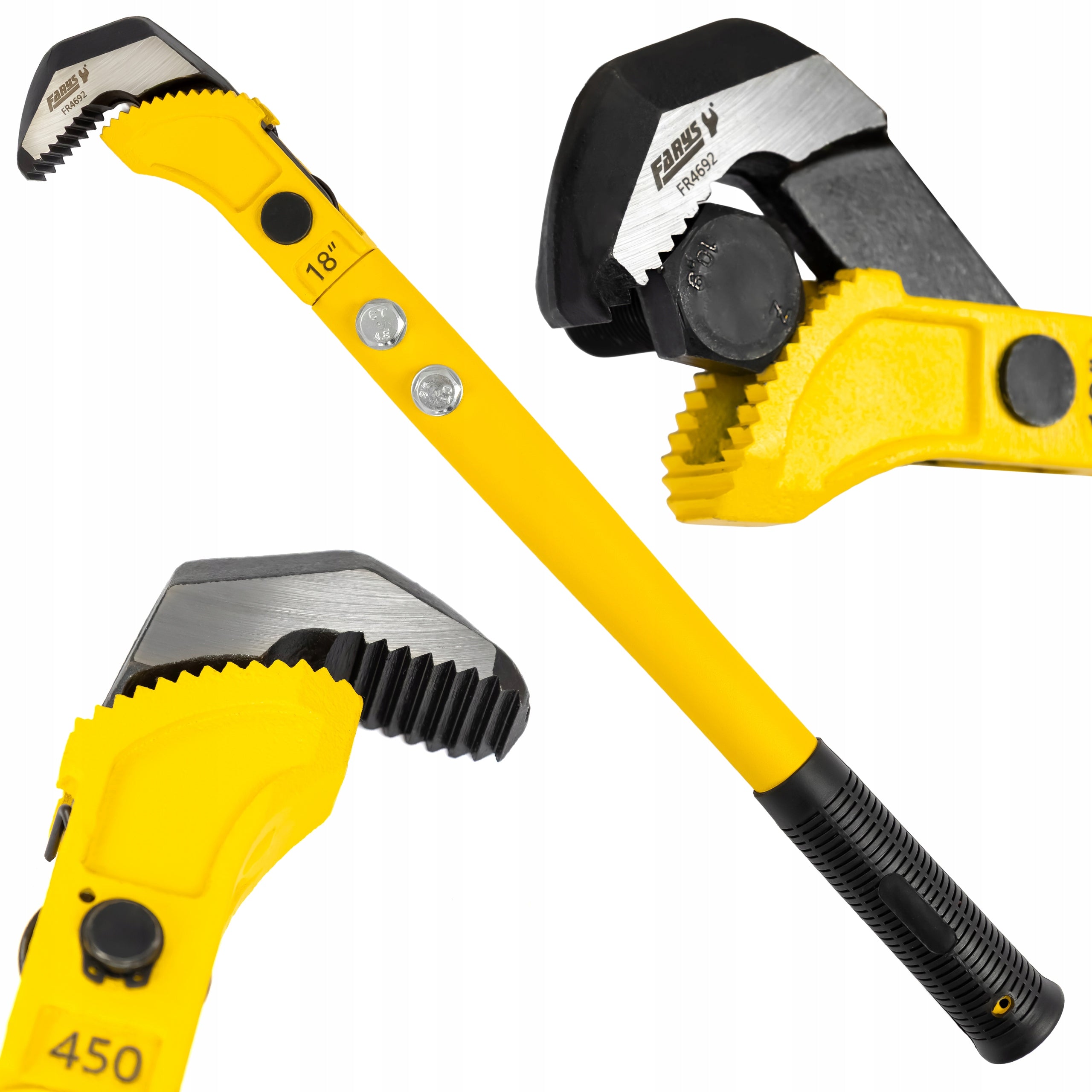 18'' SELF-CLAMPING HYDRAULIC WRENCH | FOR STEERING RODS