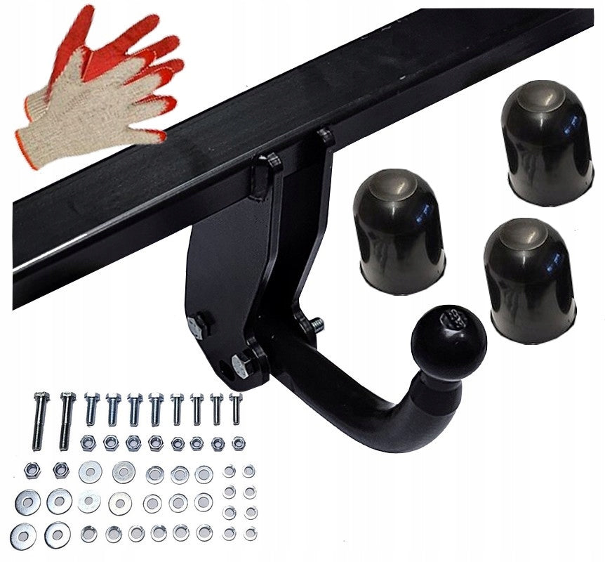 1800KG TOW BAR CASINGS OPEL ASTRA 4 J IV HATCHBACK HTB Ball type screw‑off