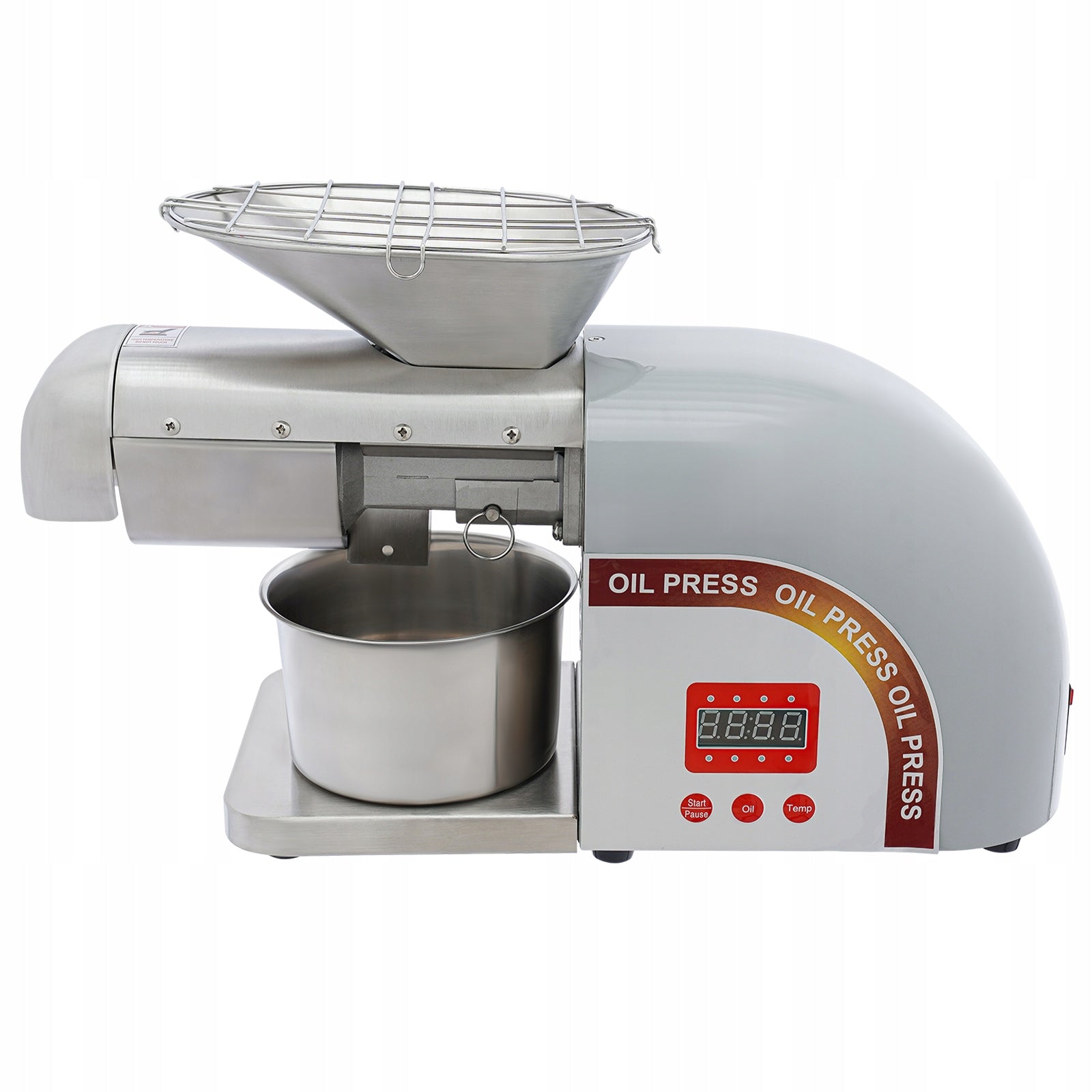 1800W Intelligent Electric Oil Press 0-300°C Temp Control Manufacturer code 742058624332