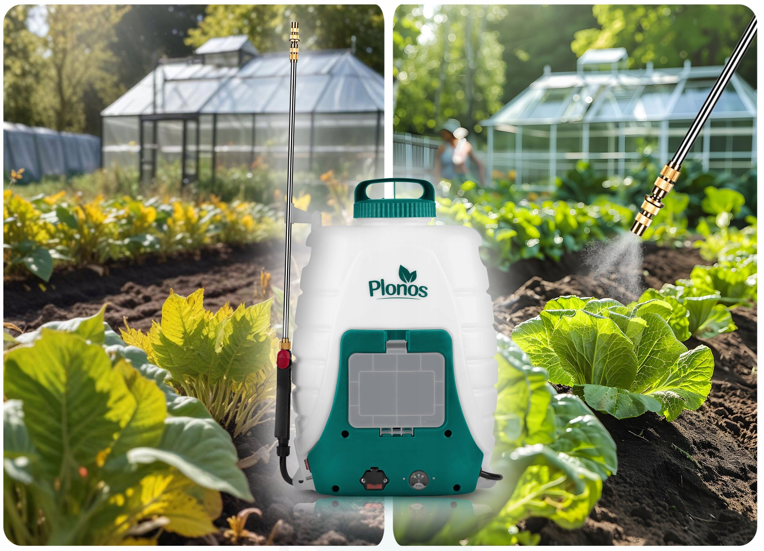 18L ELECTRIC BACKPACK CORDLESS GARDEN PRESSURE SPRAYER Spray range 500 cm