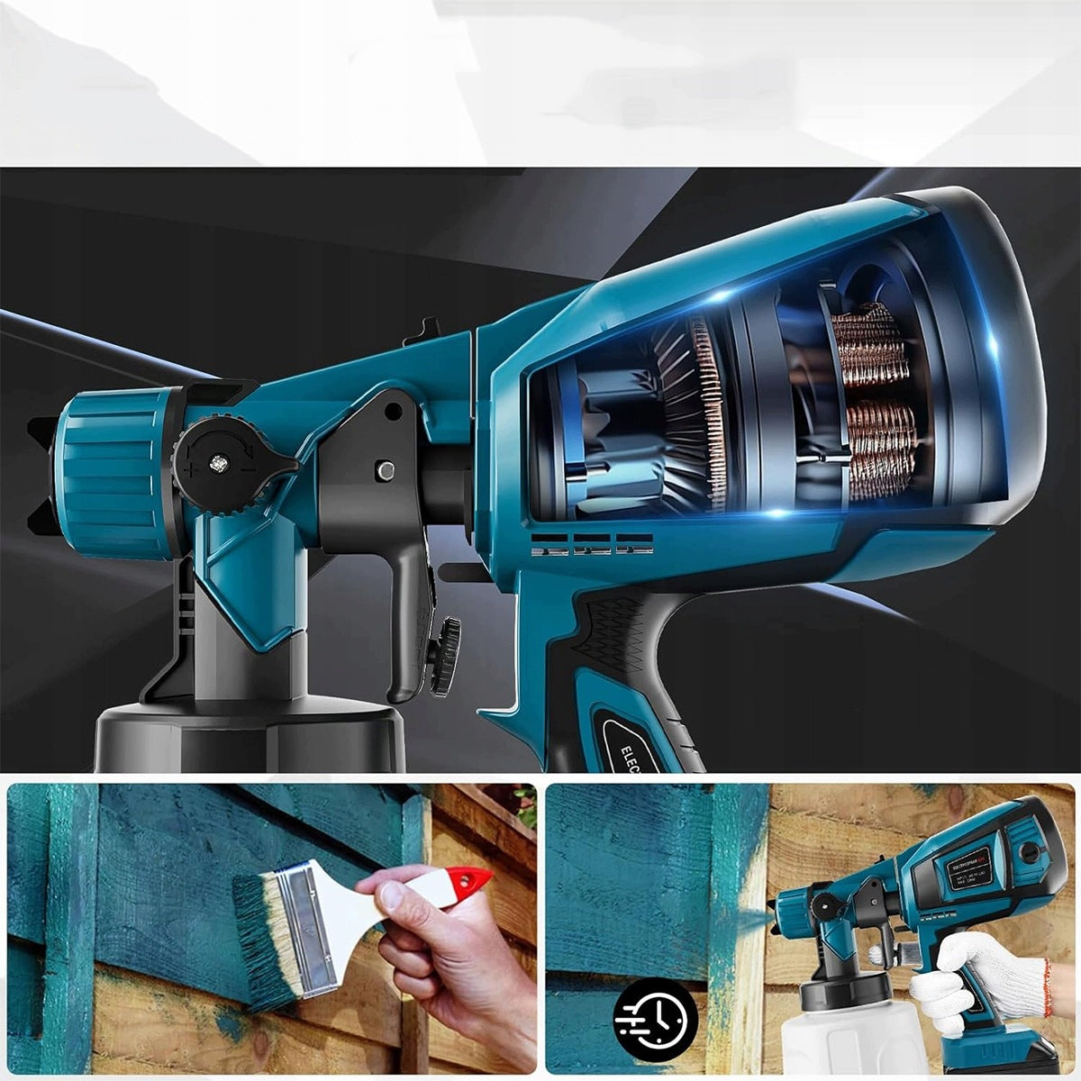 18V 1000ML CORDLESS SPRAY PAINT GUN FOR MAKITA Brand no brand