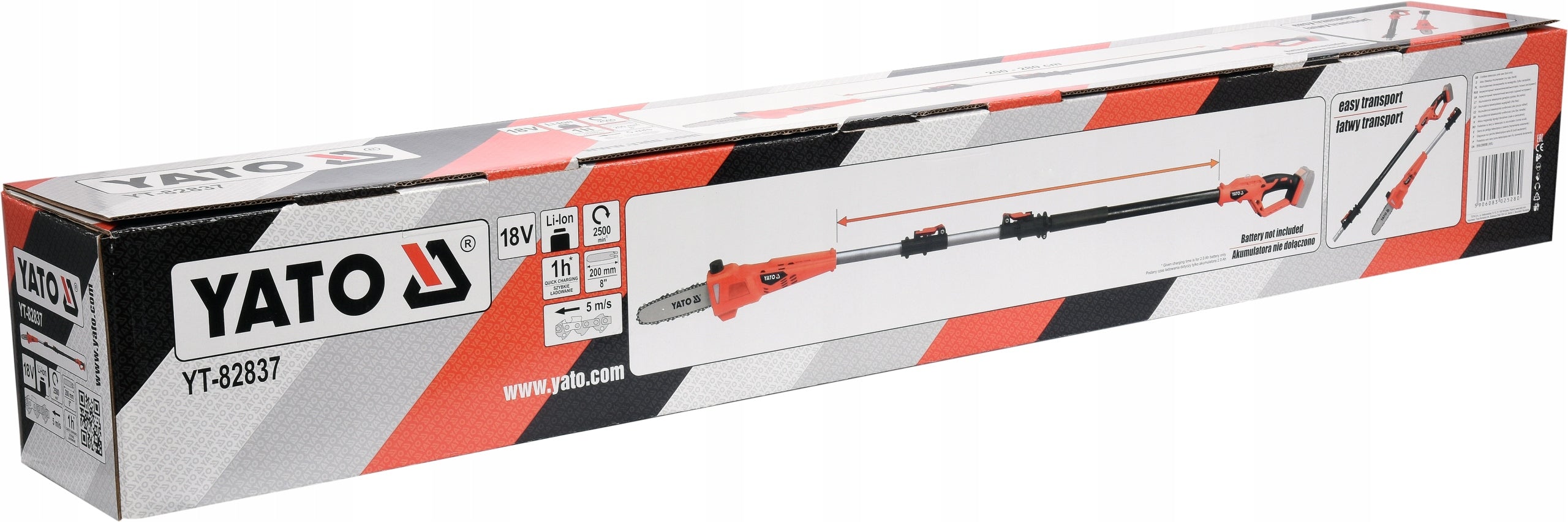 18V BOOM CORDLESS TELESCOPIC SAW BLADE - BODY Brand Yato