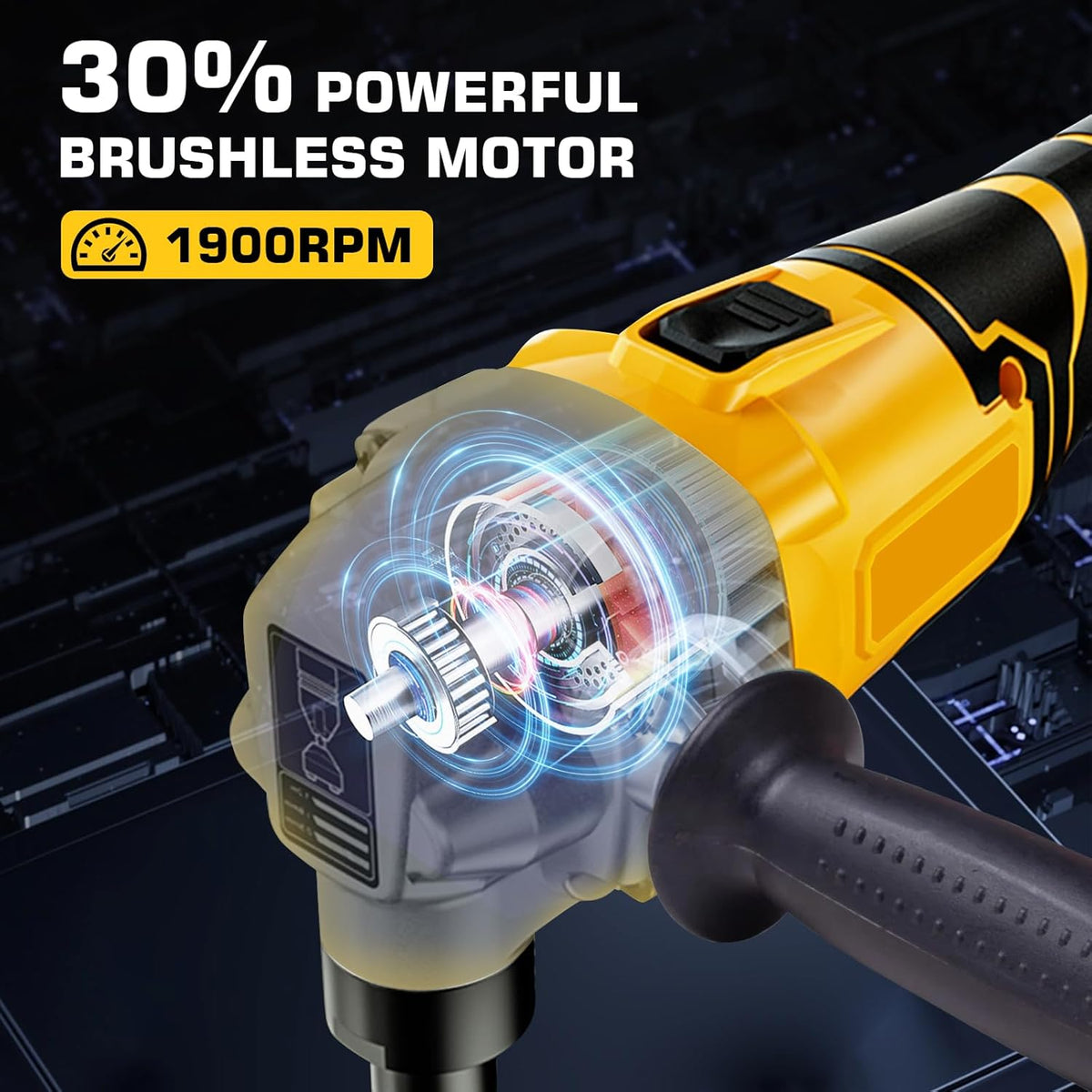 18V BRUSHLESS CORDLESS SHEET METAL SHEARS 1900 SPM Maximum cut thickness 1 mm