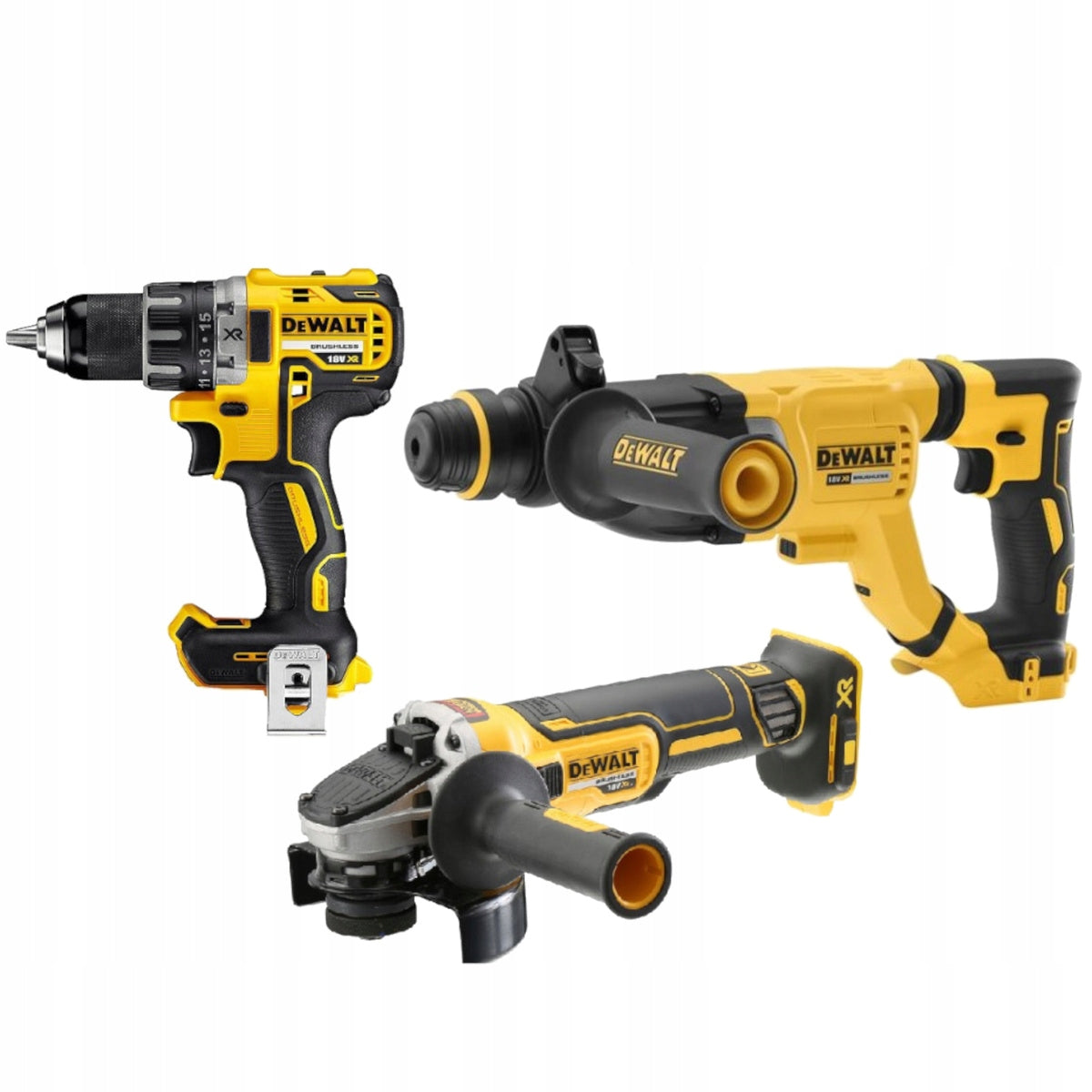 18V CORDLESS POWER TOOL KIT DEWALT DCK327P2T Batteries included yes