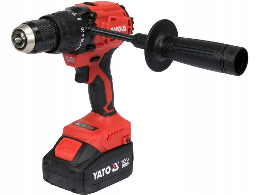 18V Cordless Screwdriver 2x 4,0Ah YATO 120Nm UDAR YT-8277915 Packaging status original