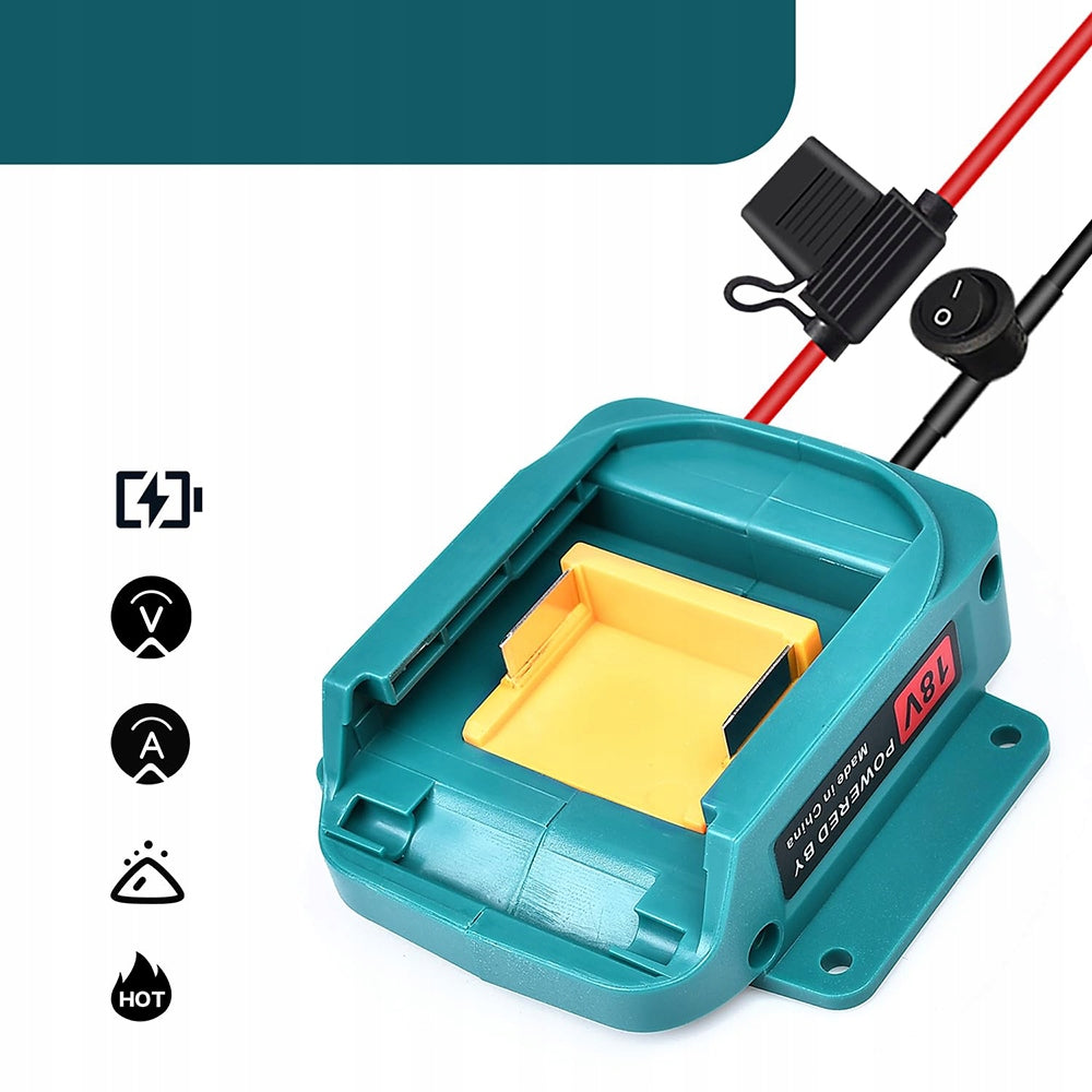 18V TO 12V STEP DOWN CONVERTER ADJUSTABLE FOR Makita SET Brand no brand