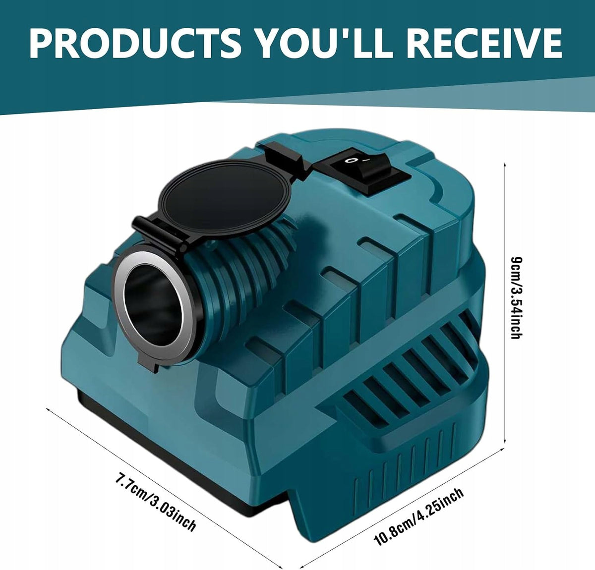 18V TO 12V STEP DOWN CONVERTER FOR MOCK-UP CIGARETTE LIGHTER SOCKET ADAPTER Effective power 27 W