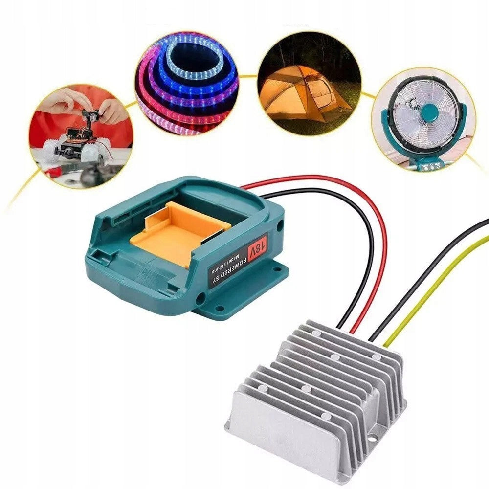 18V to 12V Converter for Mak*ita Battery 180W Step Down Voltage Reducer 15A Effective power 180 W