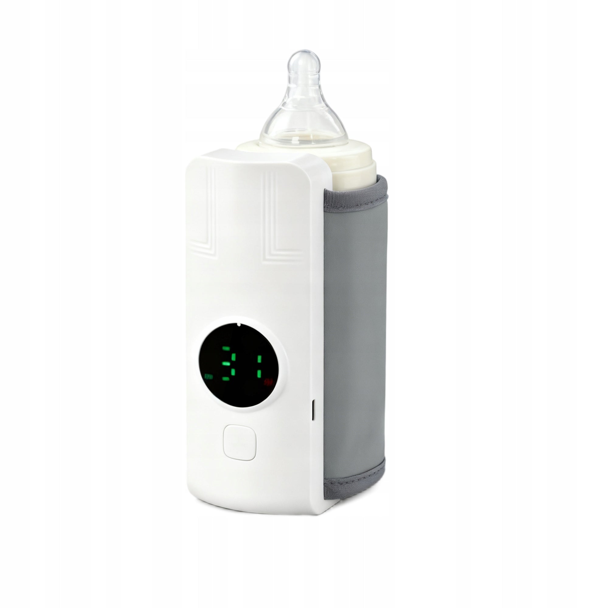 18W Portable Bottle Warmer – White, Wireless
