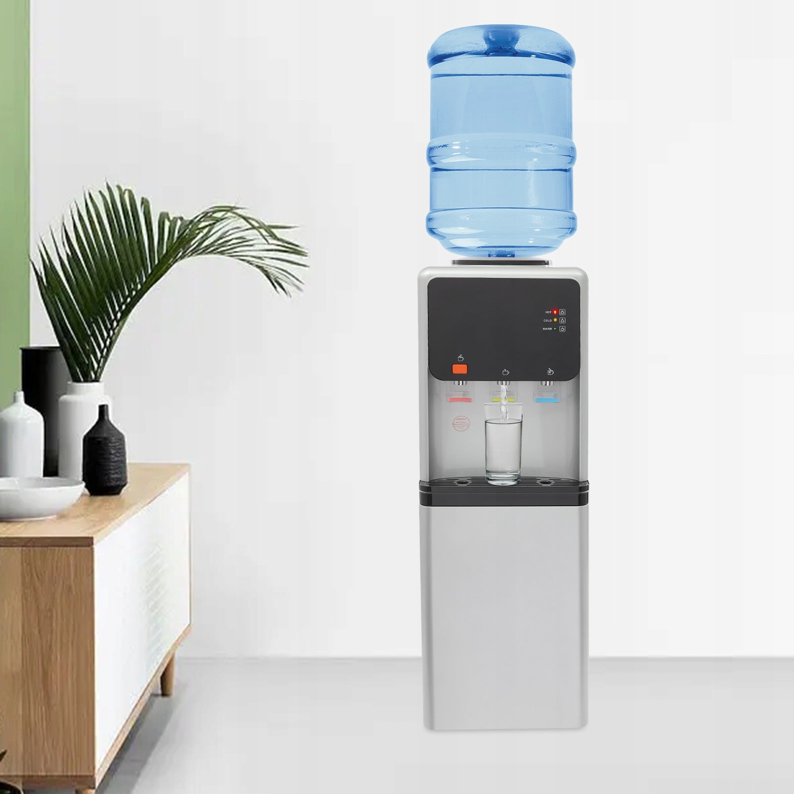 19L Top Loading Water Dispenser Hot& Cold Water Dispenser 30.5*31*96cm 220V Manufacturer code JZSKYS-000800EU