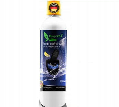 1L BIOPRETTA CLEANING LIQUID FOR SHAVERS equipped with CCR base AND 95% alk.