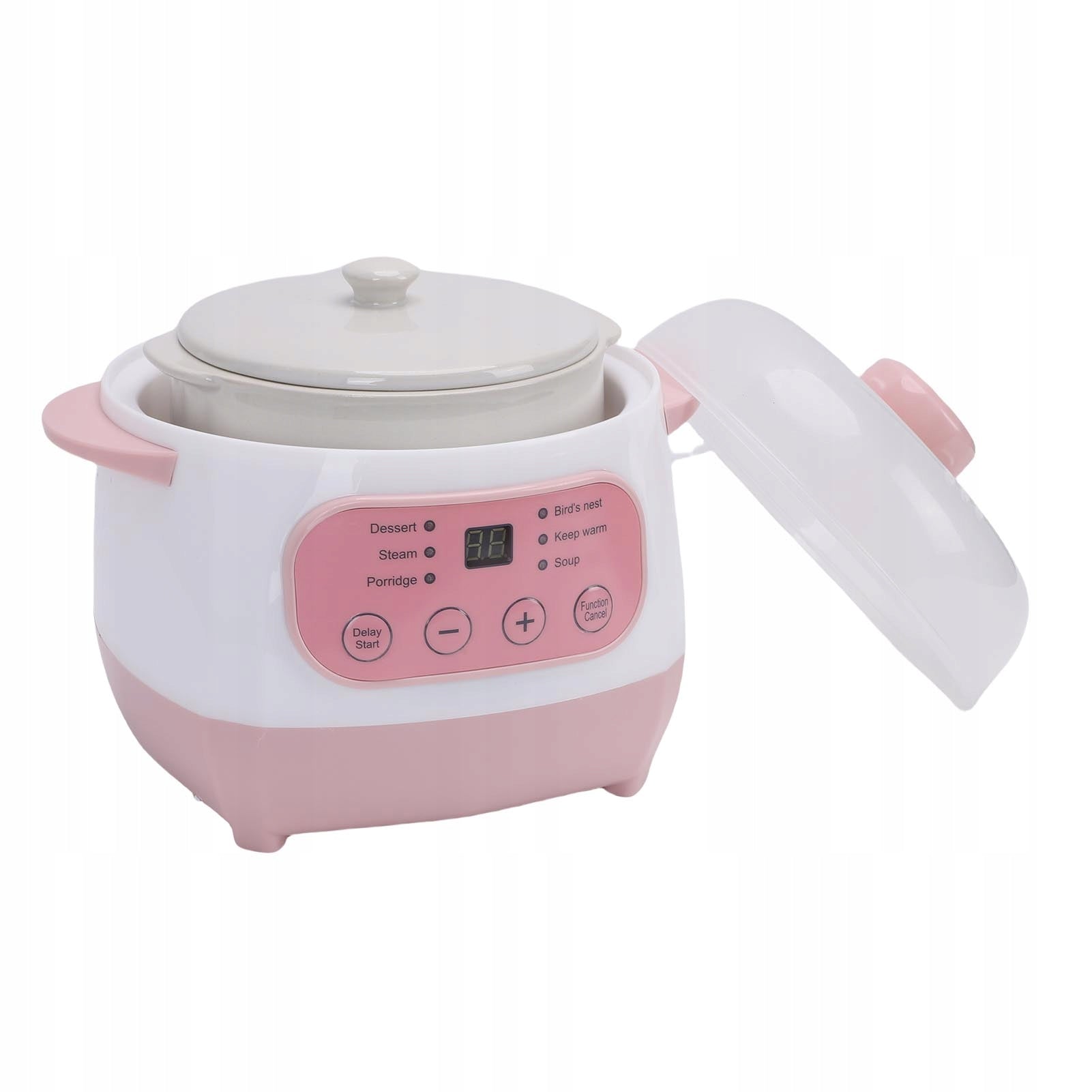 1L Electric Stew Pot 200W Smart Ceramic Oatmeal Soup