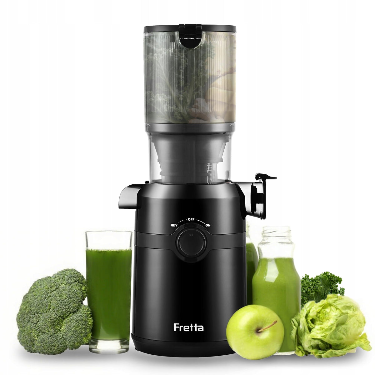 1L Fretta 200W BPA Free Slow Juicer